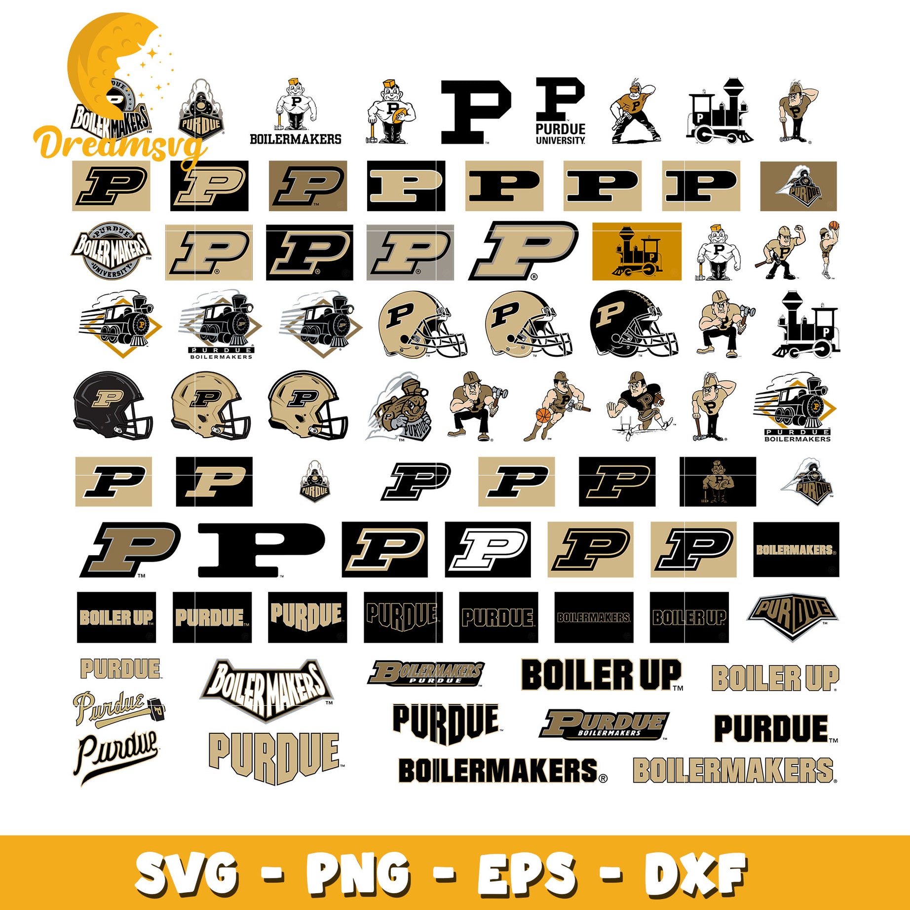 Purdue boilermakers logo bundle svg, purdue boilermakers football​ svg