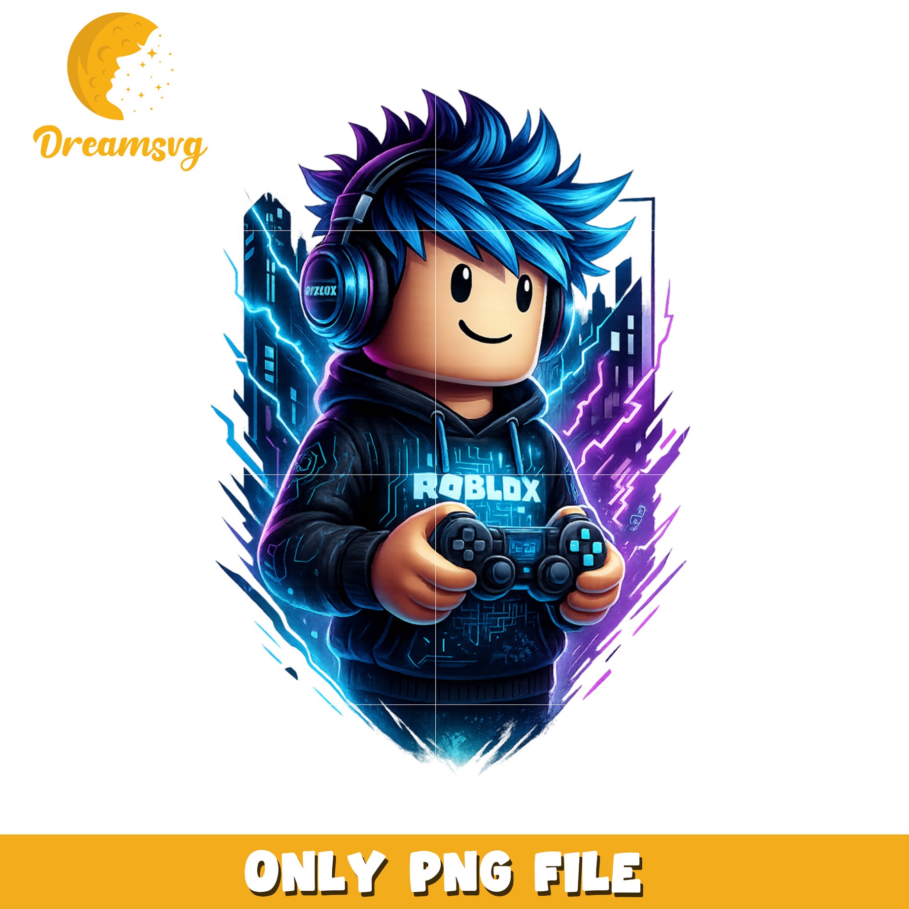 Purple design of gamer png, roblox gaming png, roblox avatar png