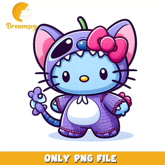 Purple stitch kitty png, hello kitty cartoon png, hello kitty character png