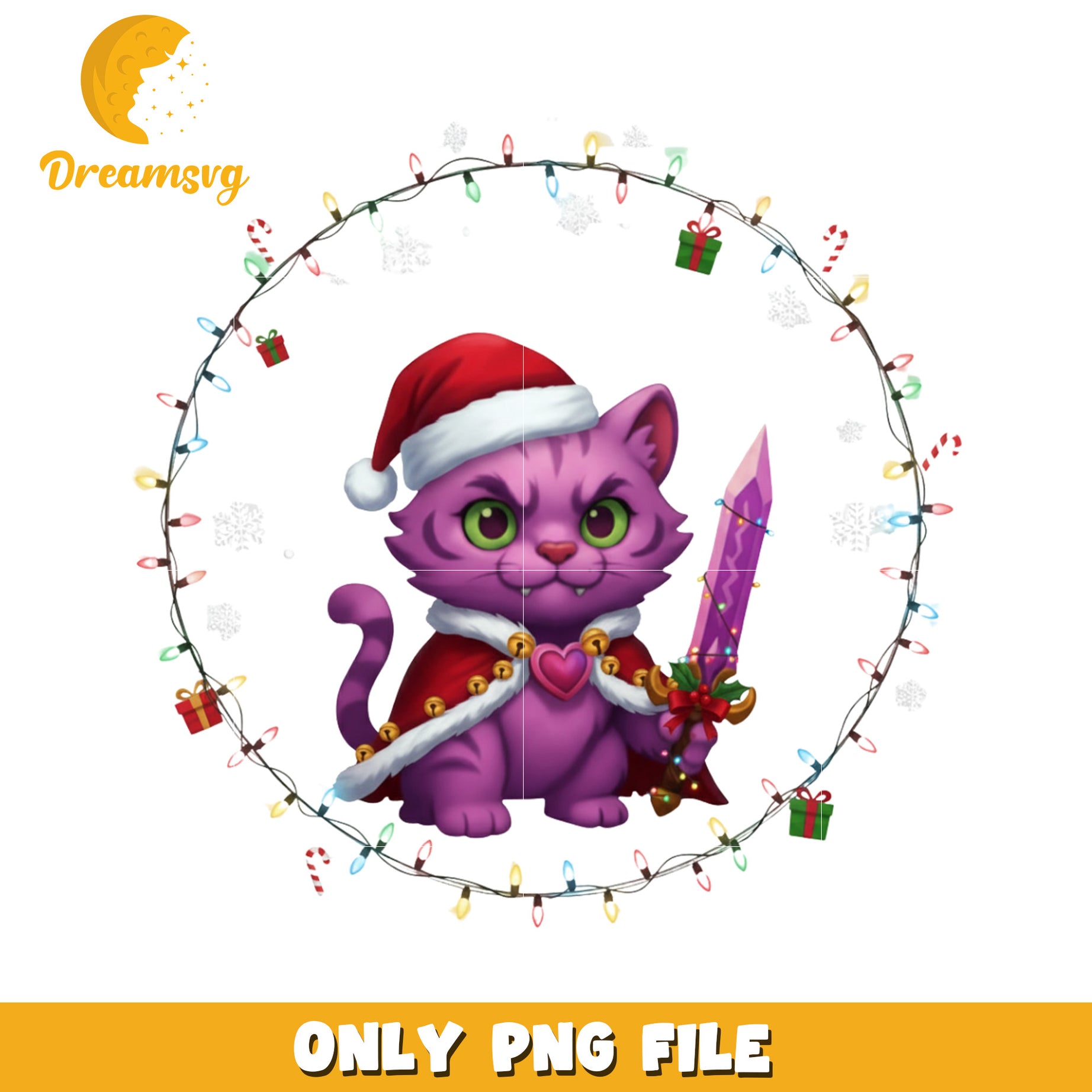 Purple tiger derpy png, christmas design png, kpop cartoon png
