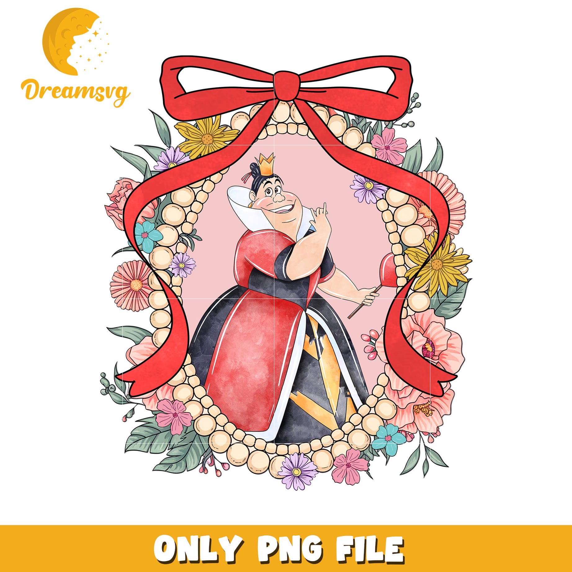 Queen of hearts png, disney cartoon png, disney cartoon toys png