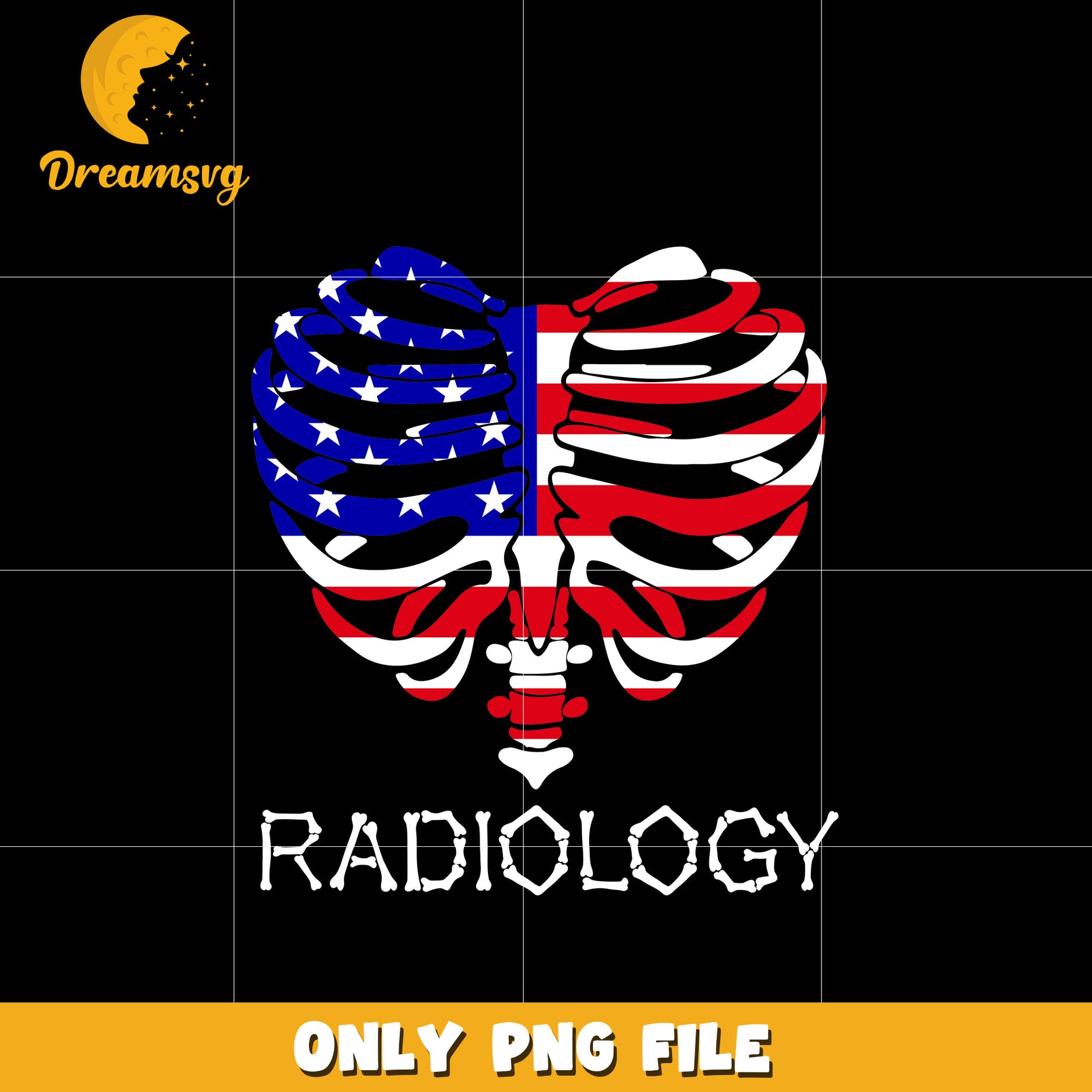 Radiology heart Amarican png