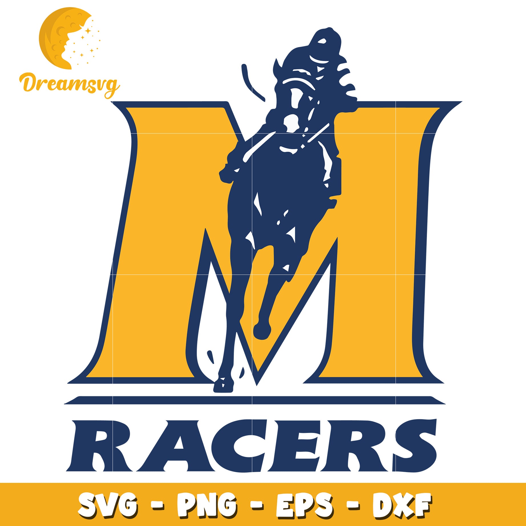 Racers Letter M SVG PNG EPS DXF