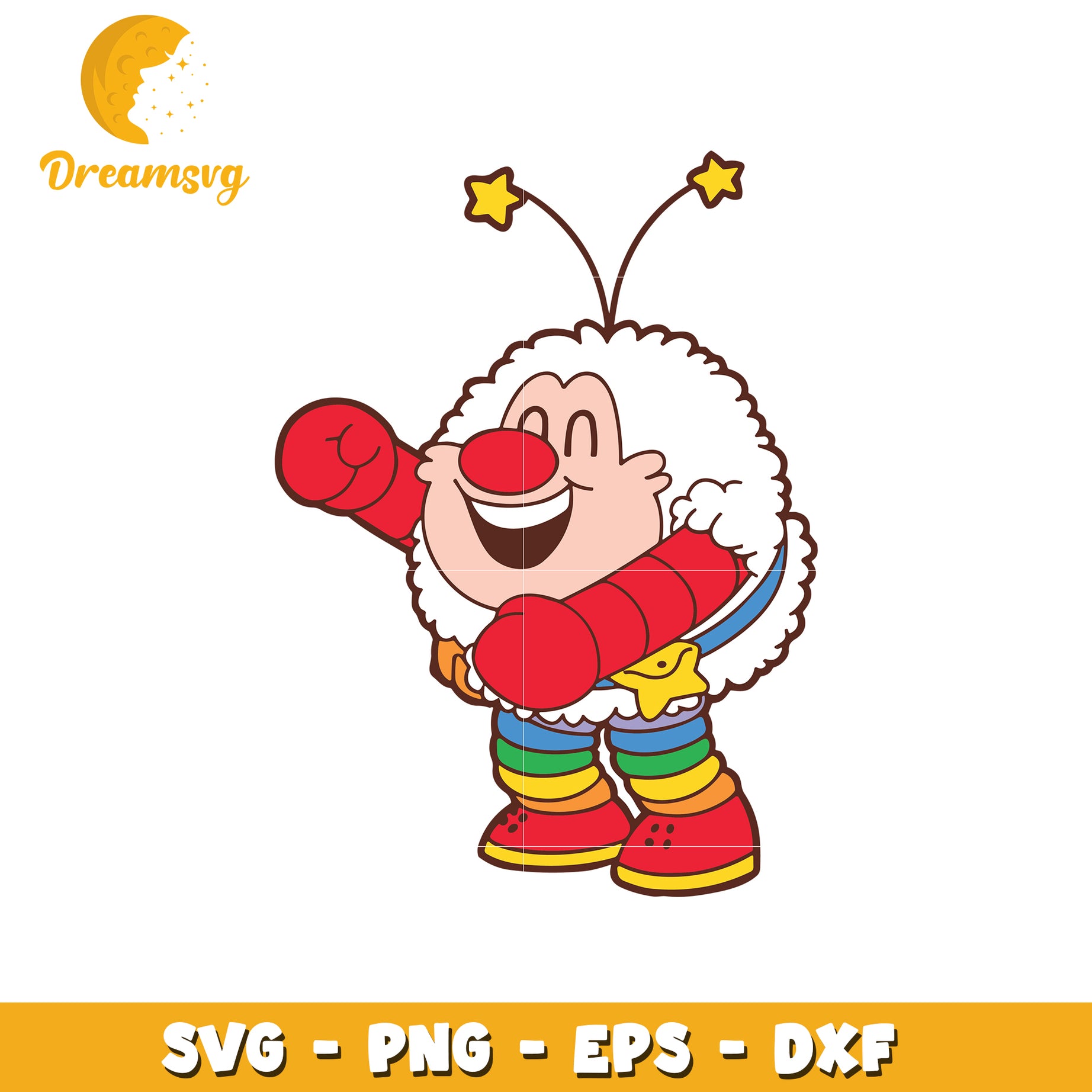 Rainbow Brite SVG Cut File