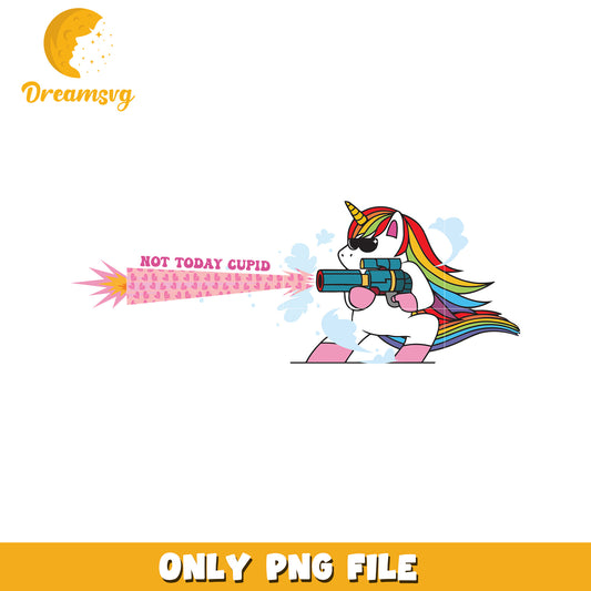 Rainbow Unicorn PNG Gun Valentines