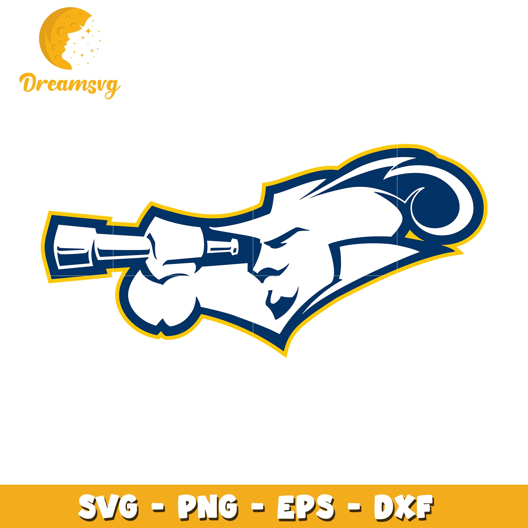 Ram Mascot SVG PNG EPS DXF Files