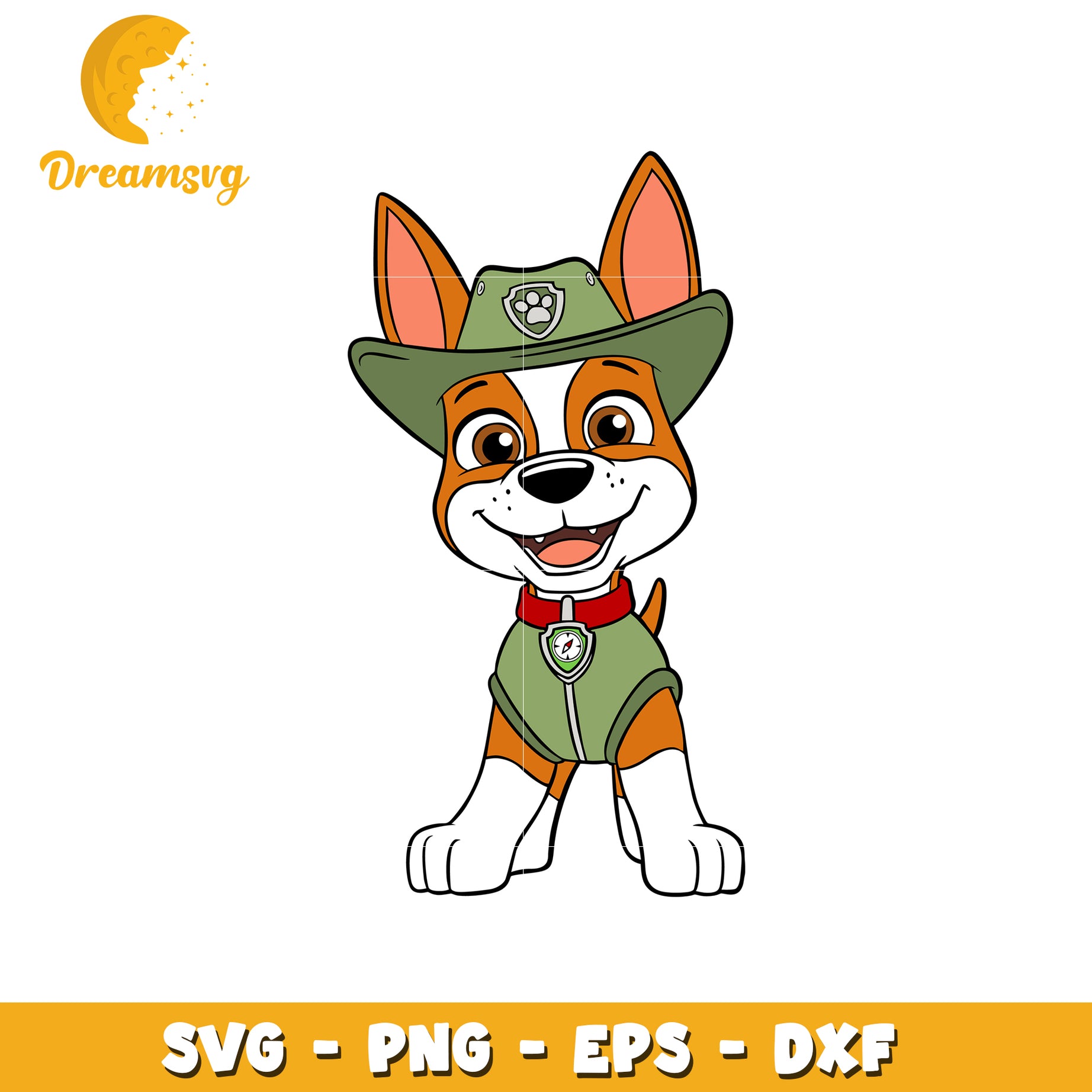 Ranger Puppy SVG PNG EPS DXF Cut File