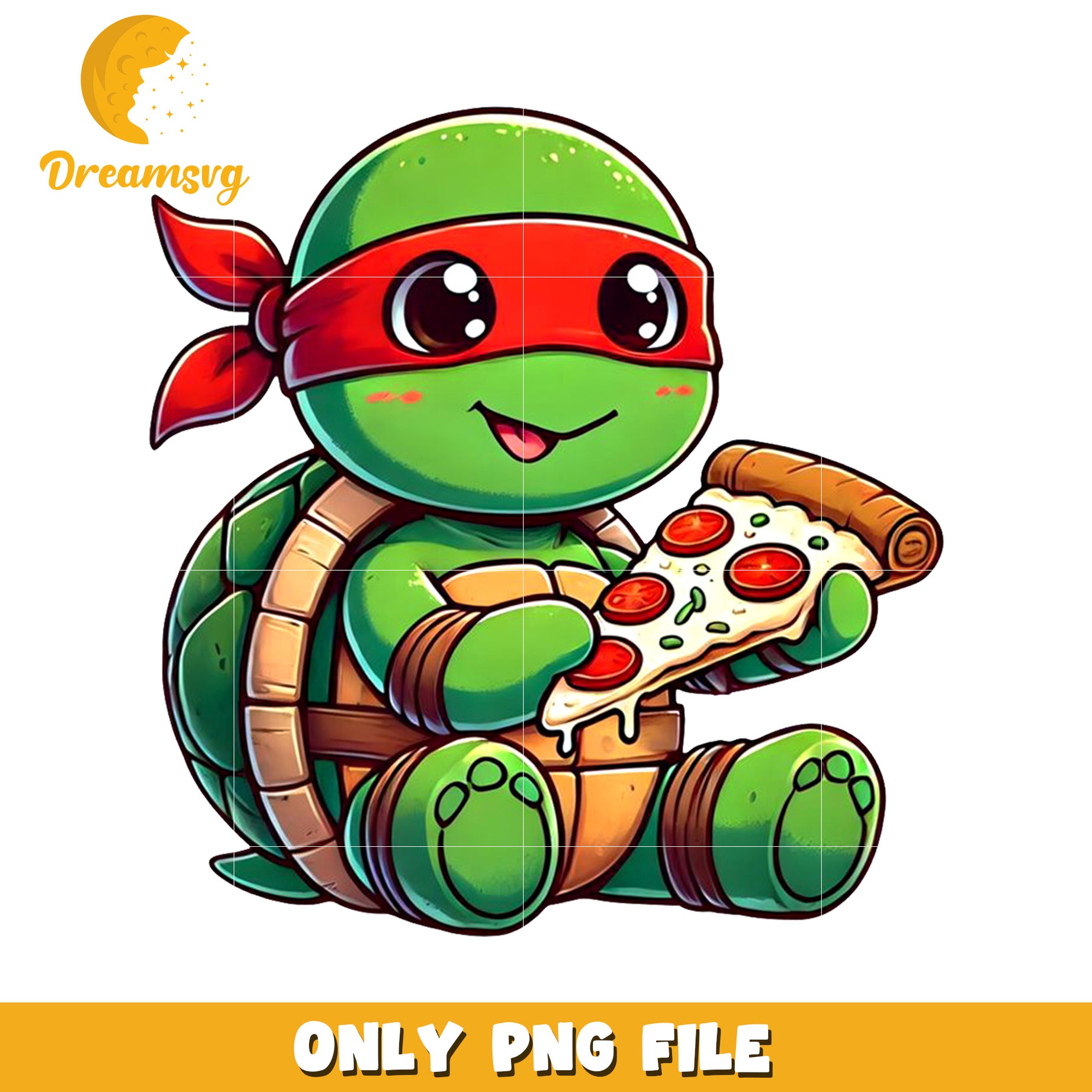Raphael eating pizza png, funny turtle png, ninja turtle png