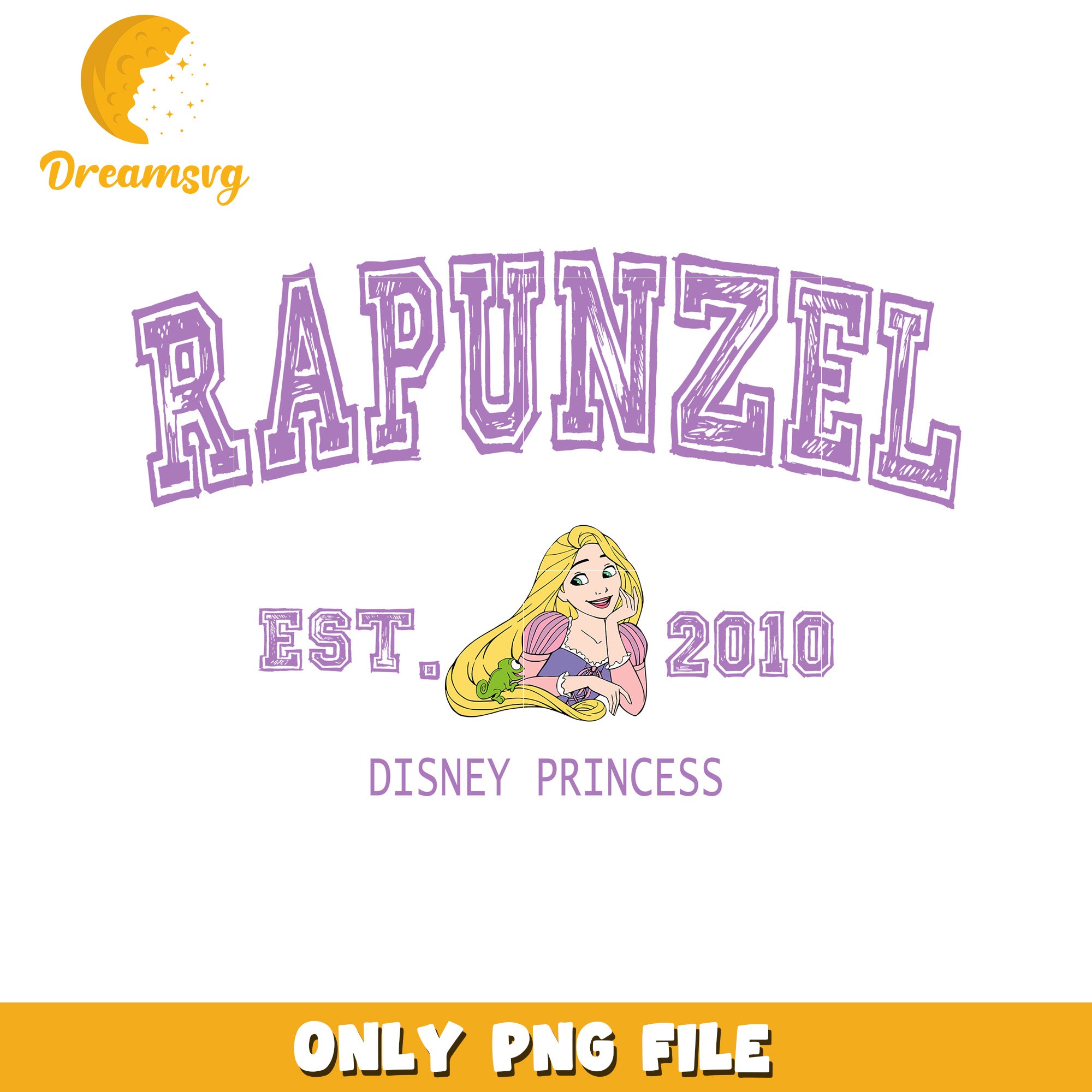 Rapunzel Disneyland Princess PNG Digital Download File