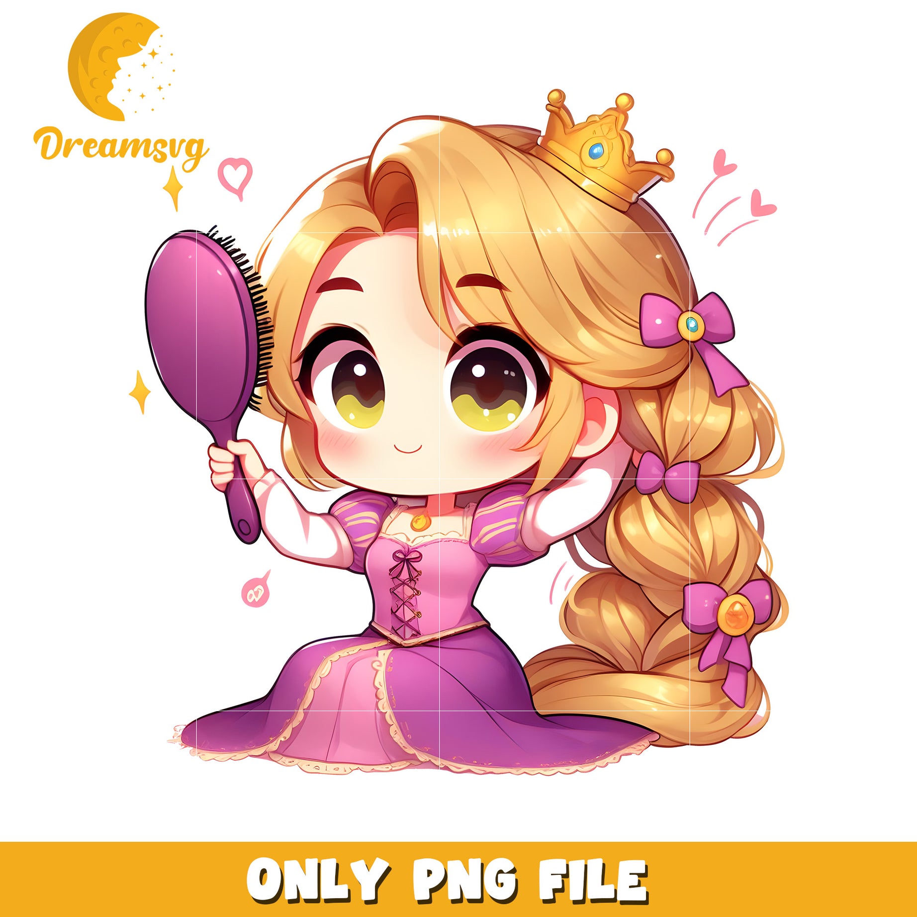 Rapunzel PNG Cute Princess Image