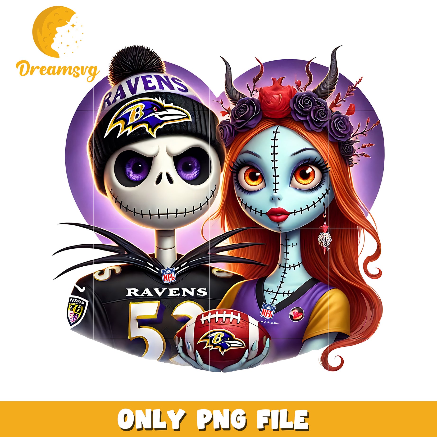 Ravens jack and sally png, super bowl 2025 png, nfl network png