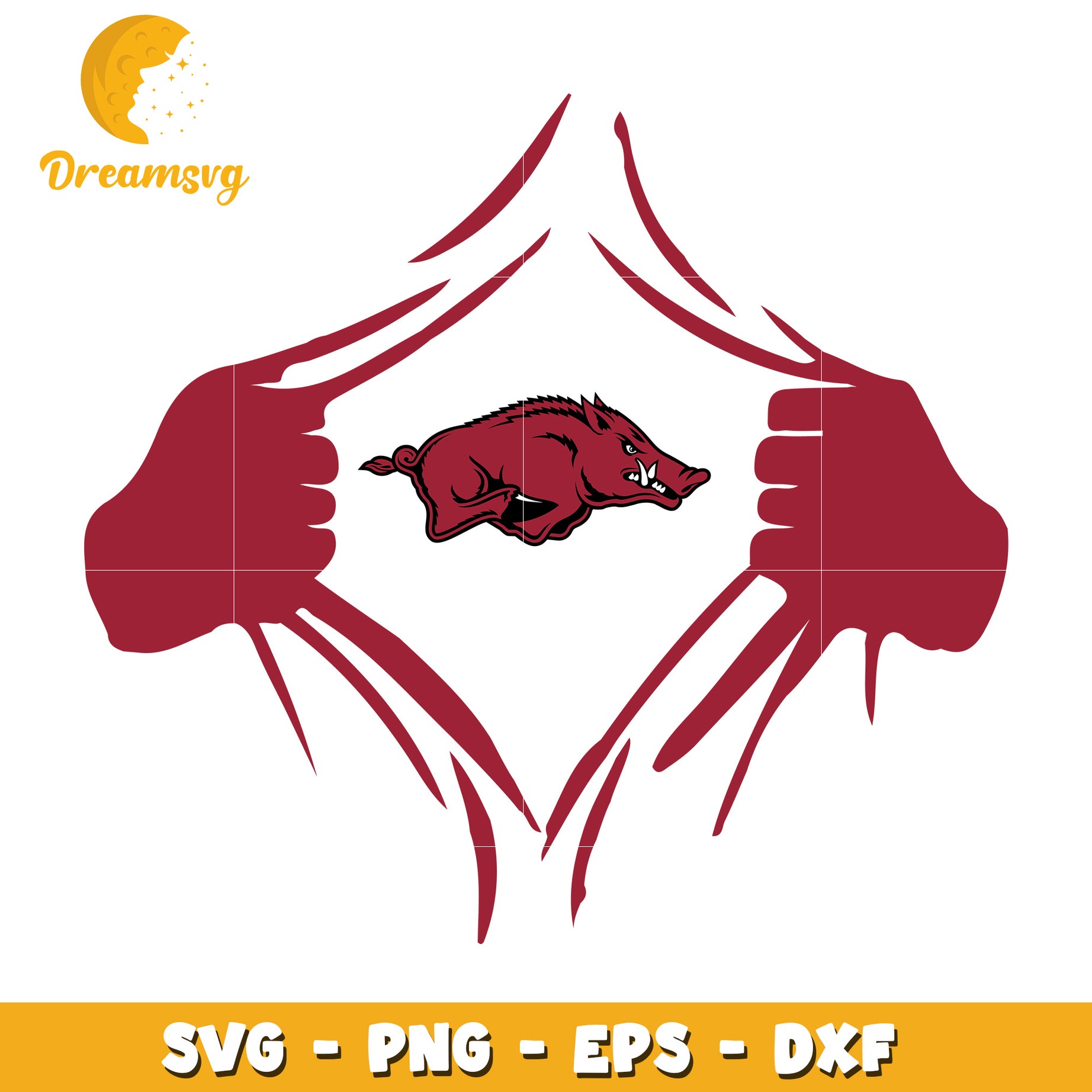 Razorback SVG PNG EPS DXF Files