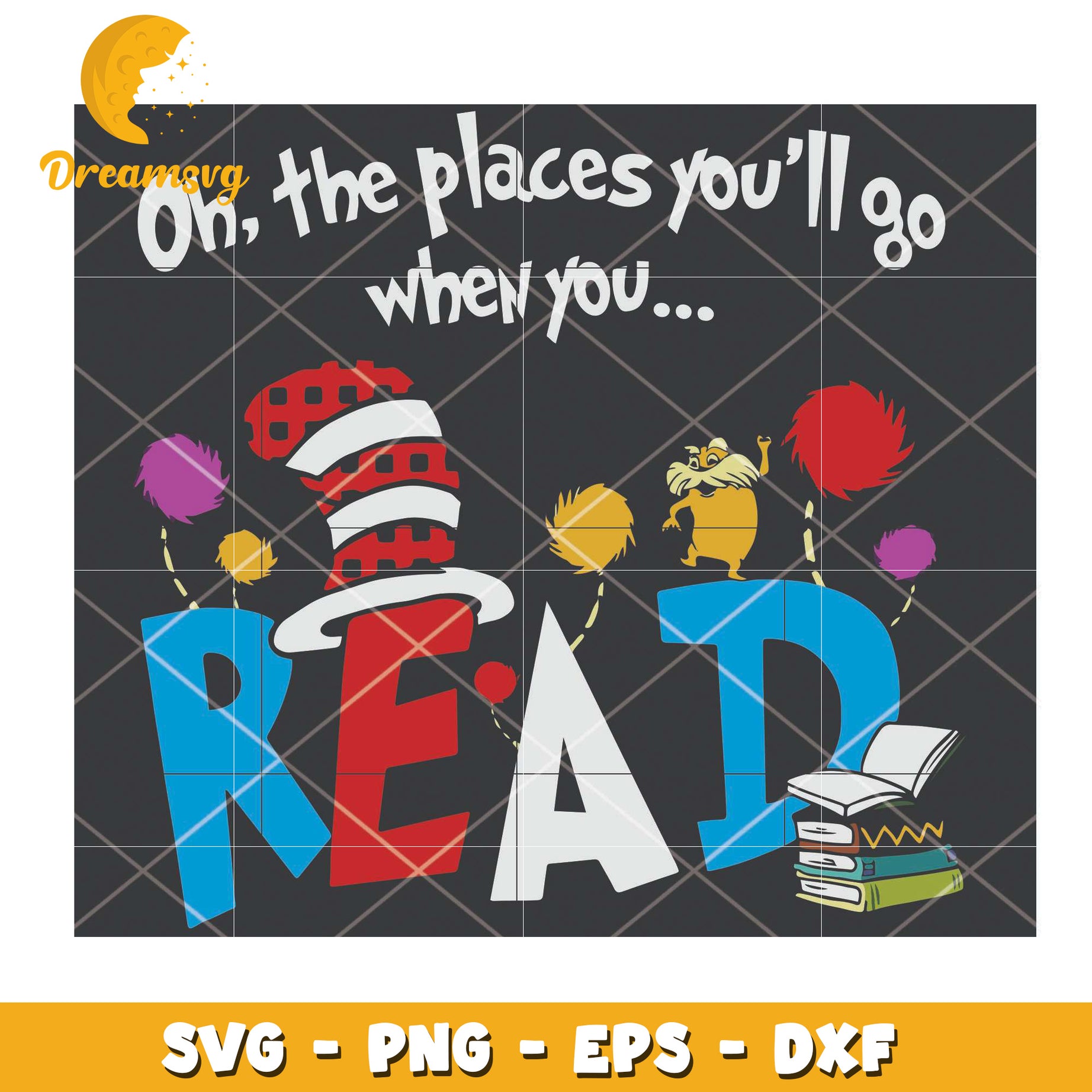 Read SVG Oh The Places Youll Go