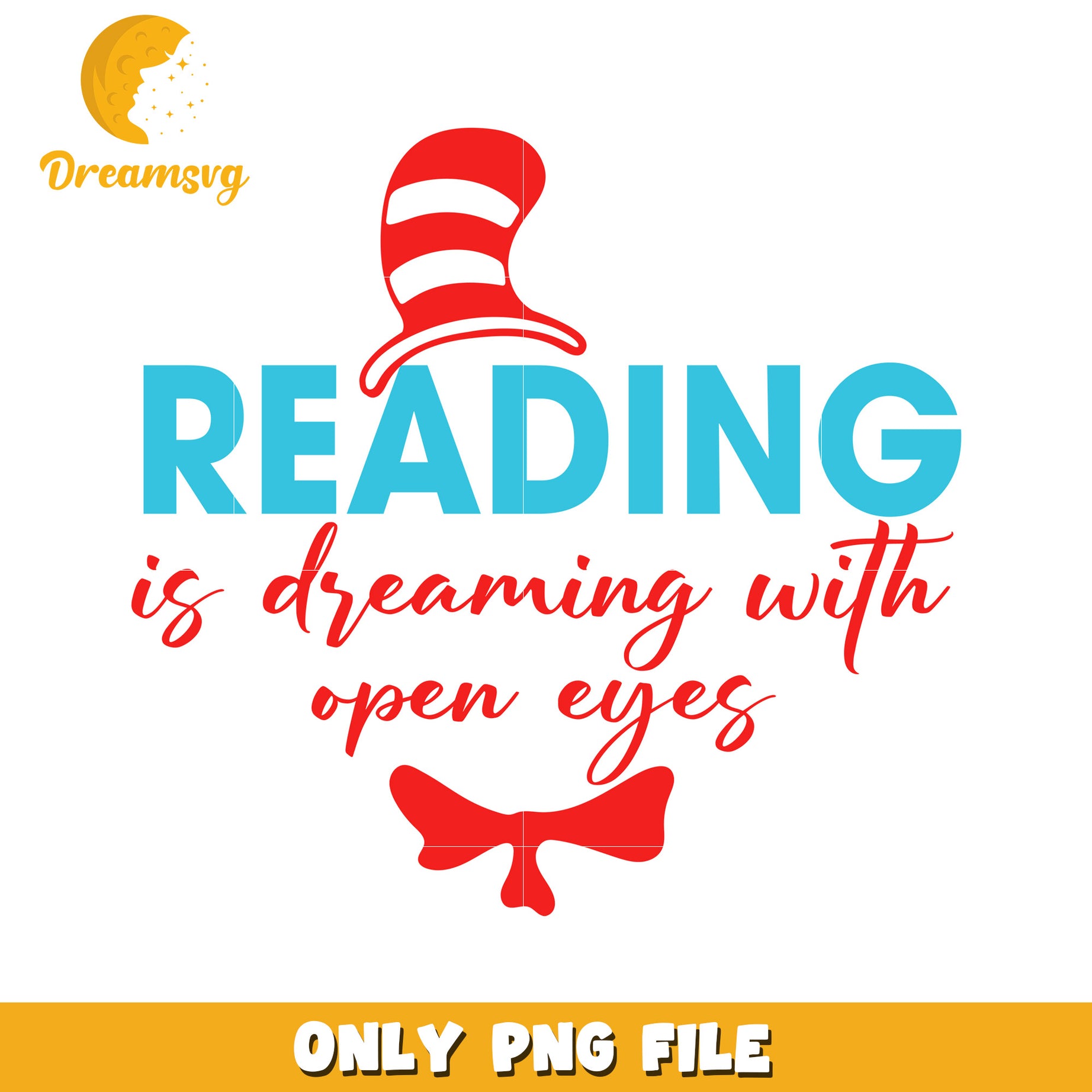 Reading is Dreaming PNG