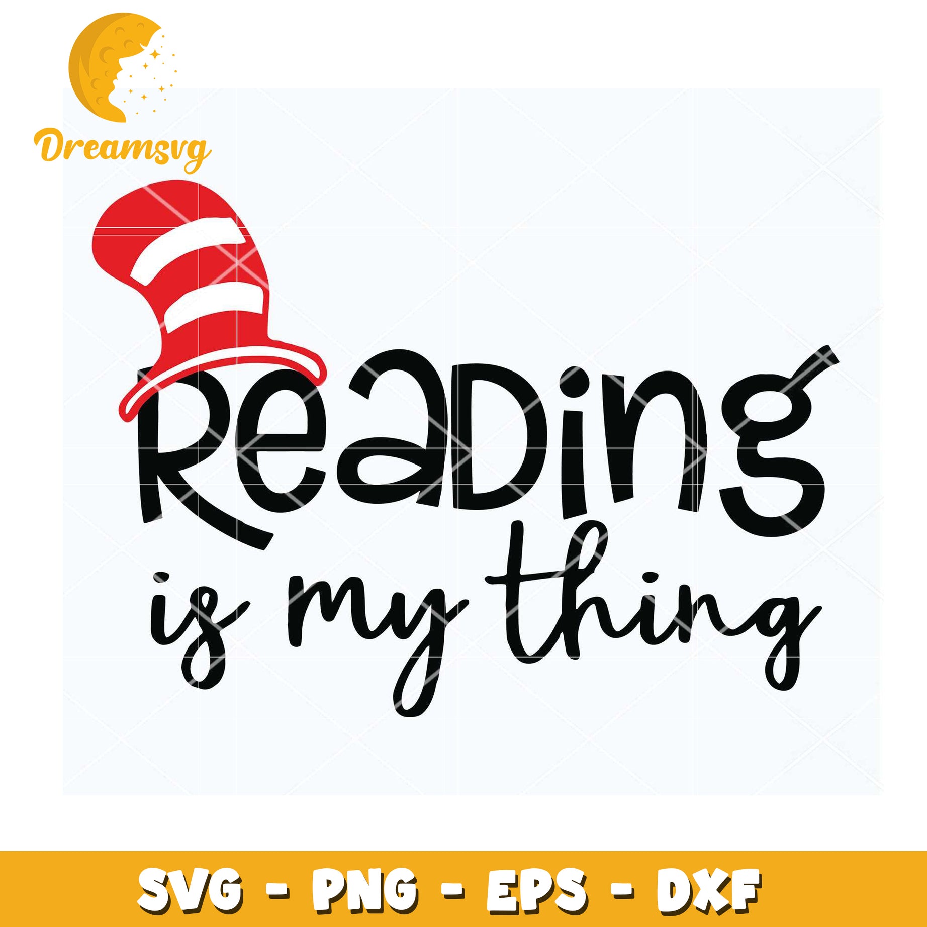 Reading is My Thing SVG Cut File