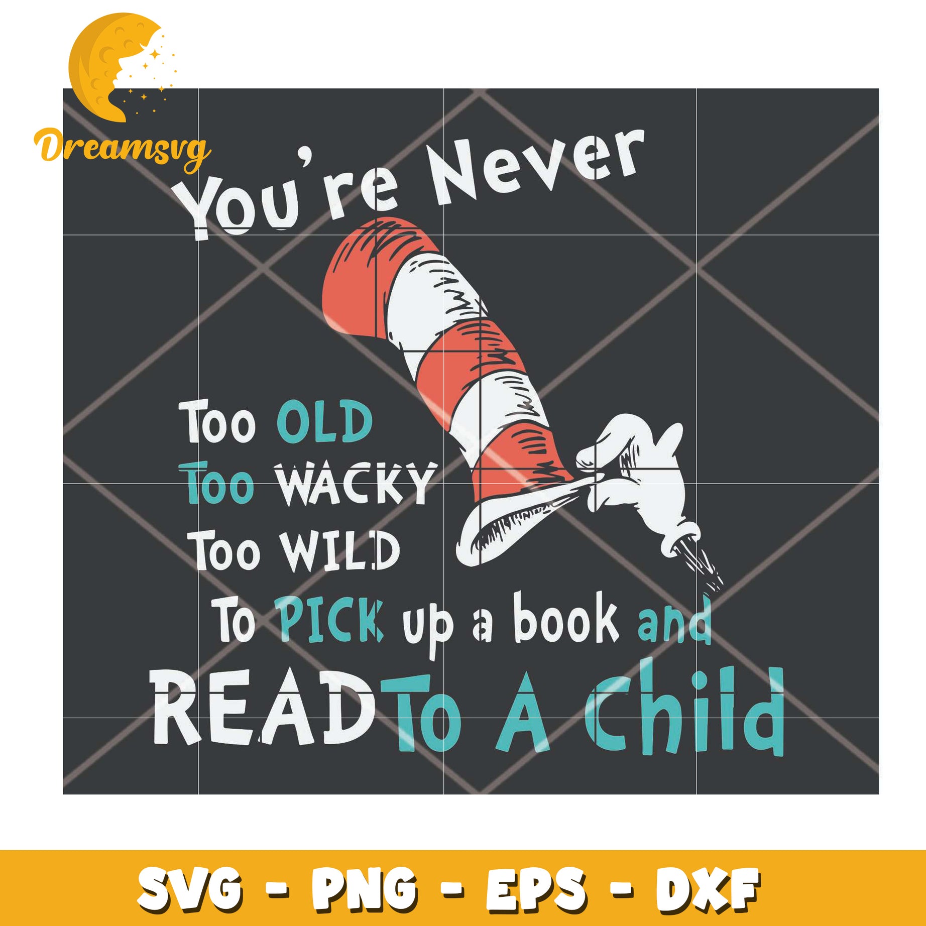 Read to a Child SVG Design