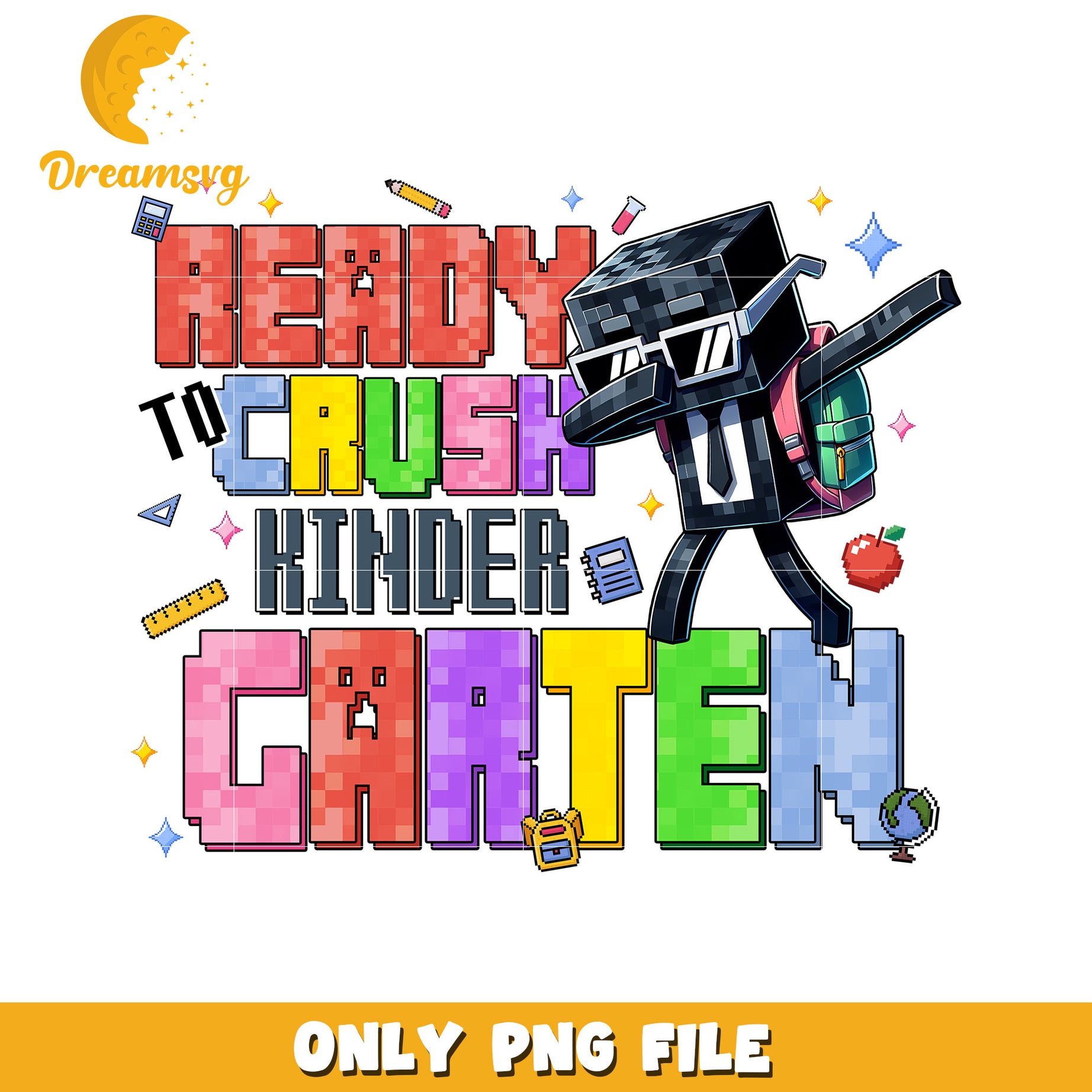 Ready to crush kindergarten png, minecraft png, minecraft games png