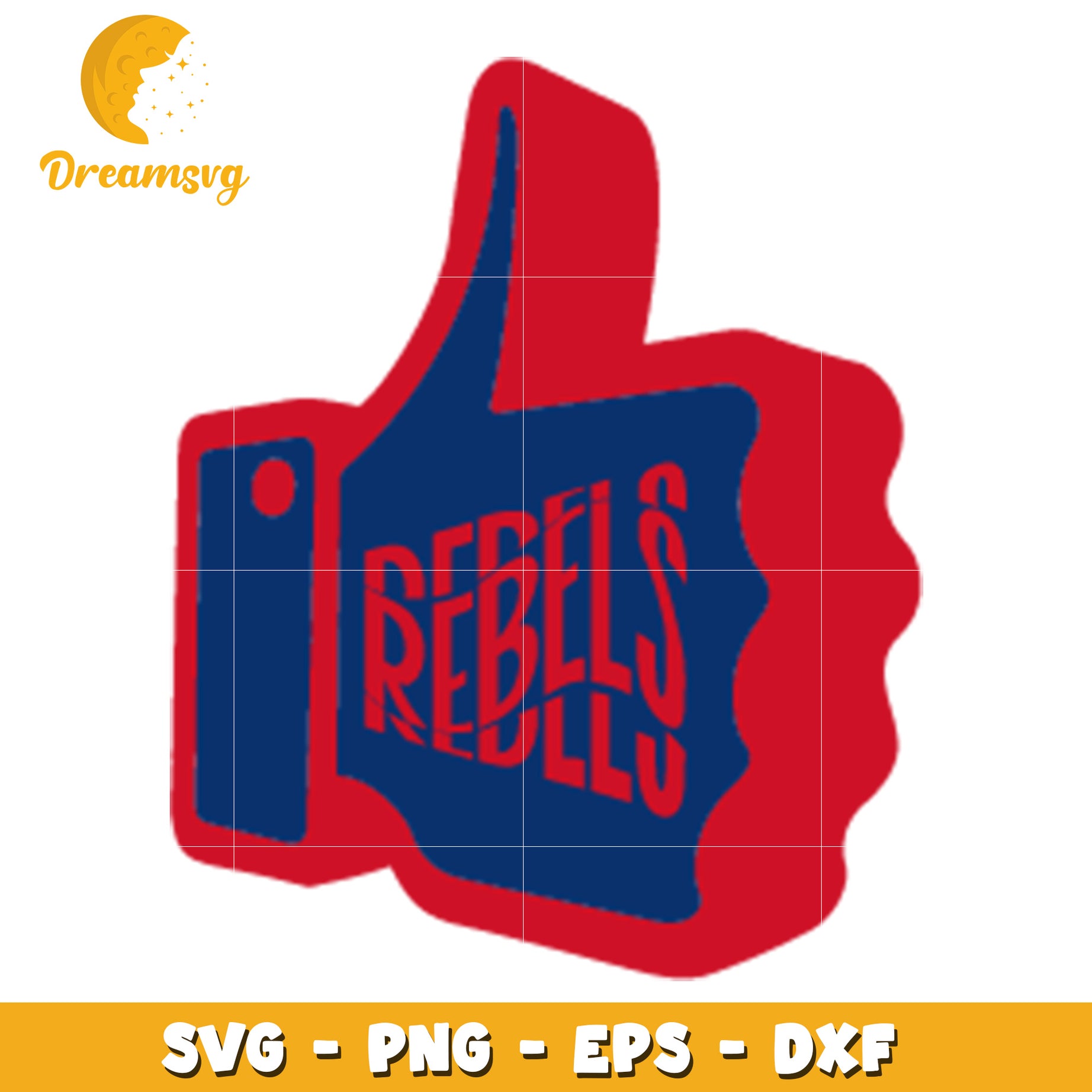 Rebels Thumbs Up SVG PNG EPS DXF