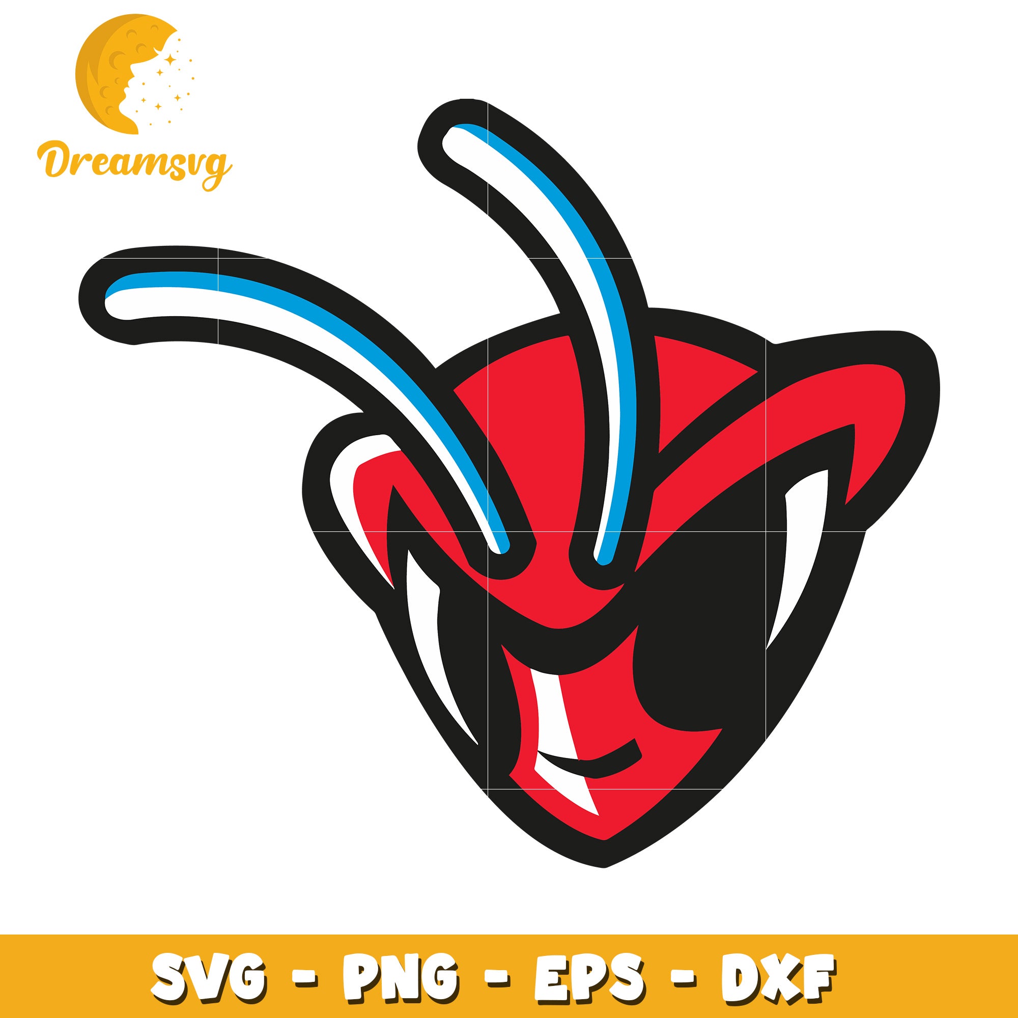 Red Ant Mascot SVG PNG EPS DXF