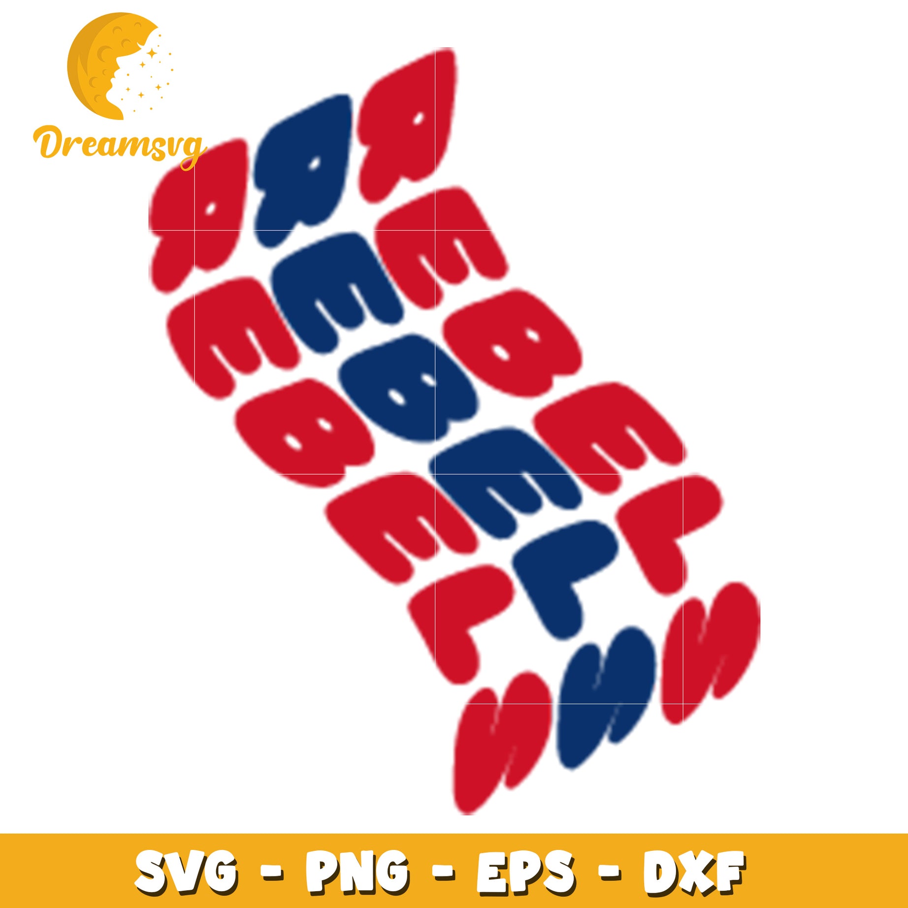 Red Blue Rebel SVG Cut File