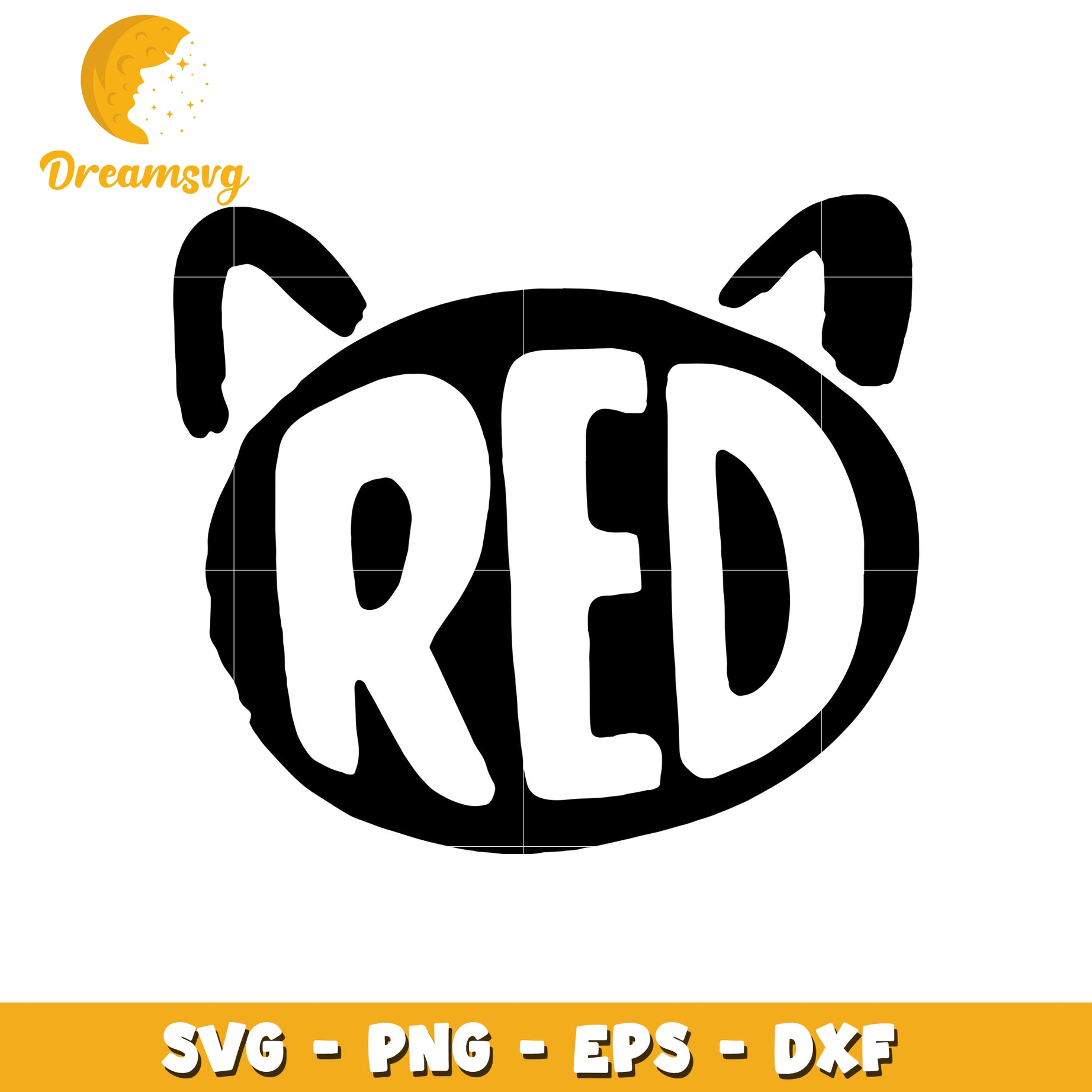 Red Cat SVG Cut File PNG EPS DXF