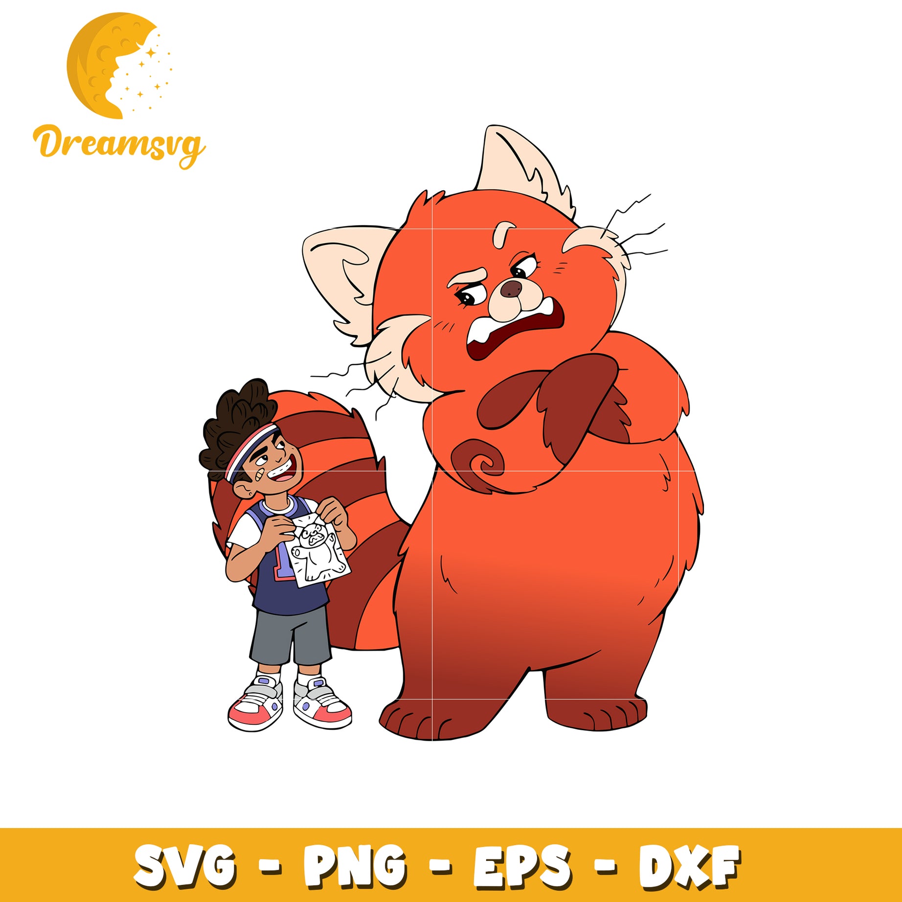 Red Panda SVG Cut File Cute Cartoon Design – DreamSVG Store