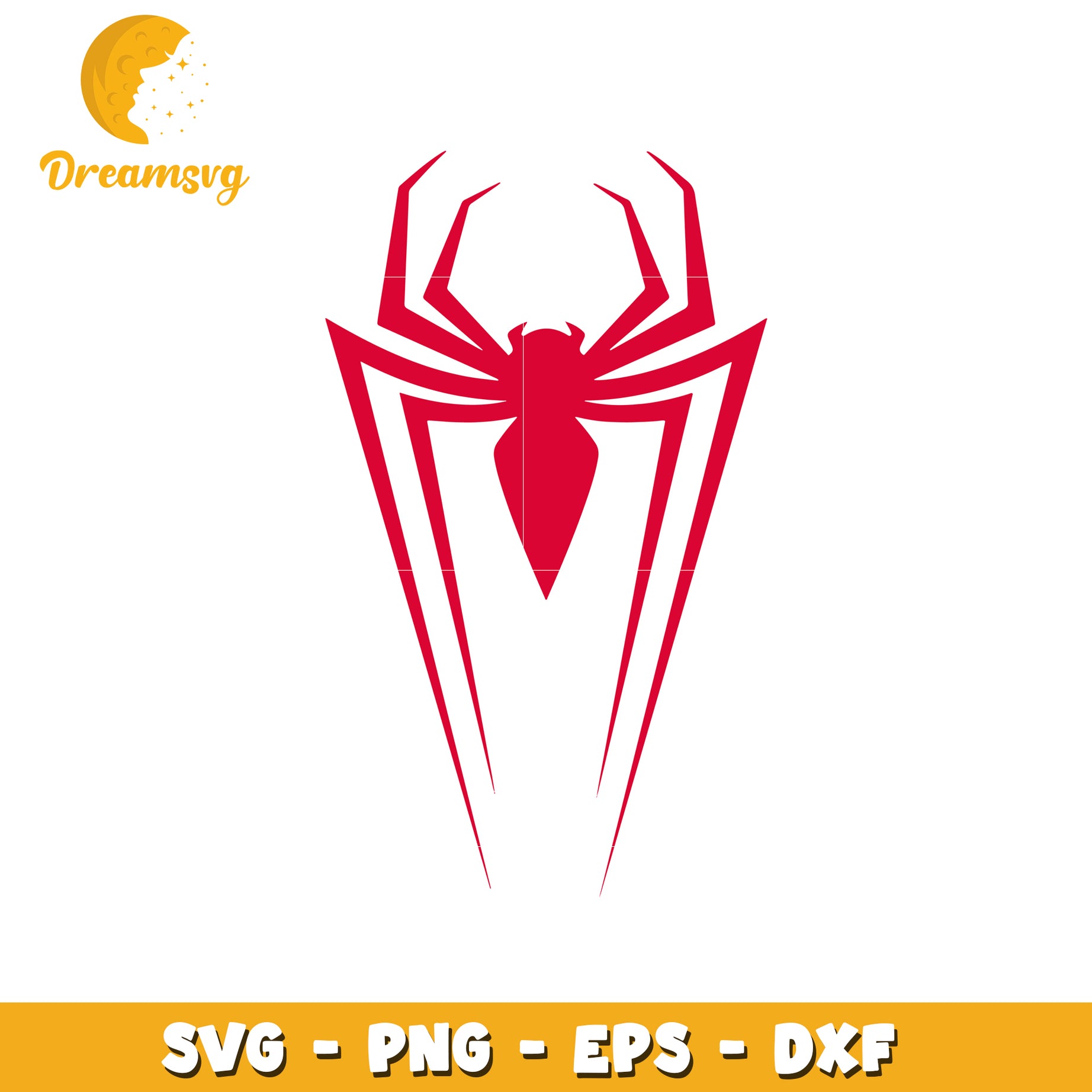 Red Spider SVG Cut File Design