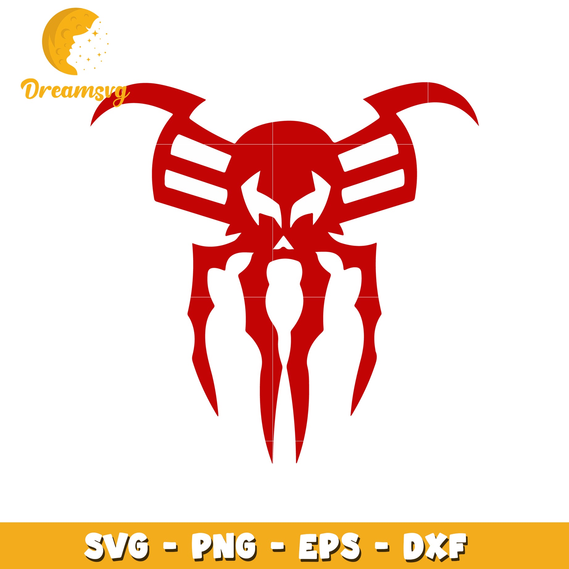 Red Tribal Spider PNG, SVG, EPS, DXF Files