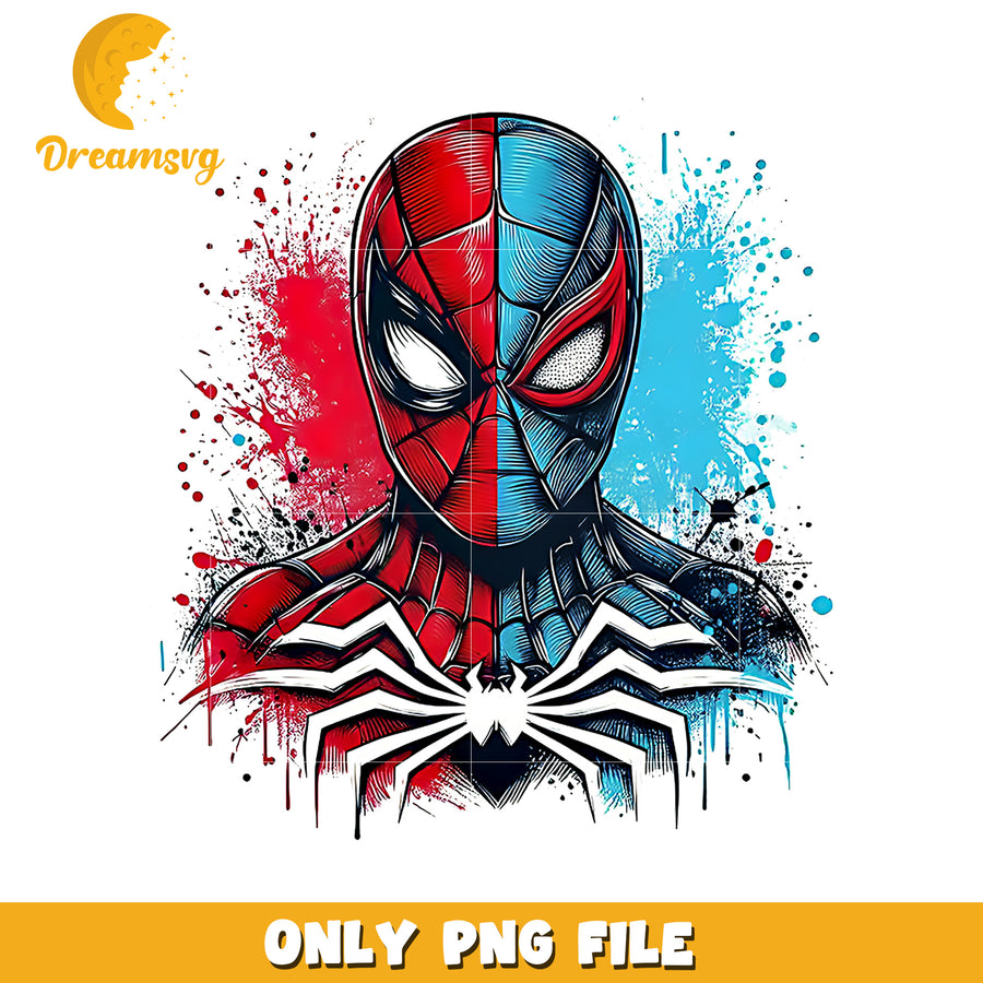 Red and blue spiderman png, spiderman movies png, marvel spiderman png