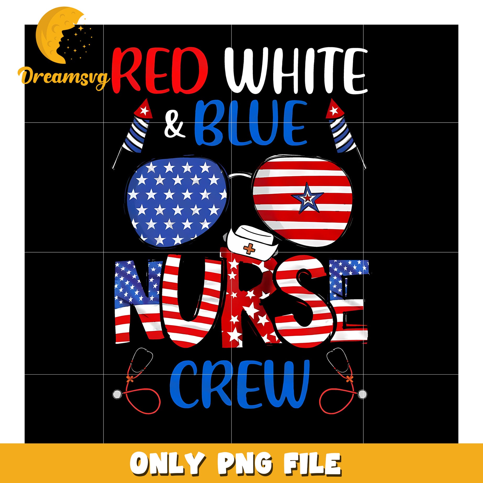 Red blue nurse and crew png, medical team png, healthcare heroes png