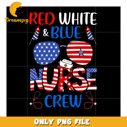 Red blue nurse and crew png, medical team png, healthcare heroes png