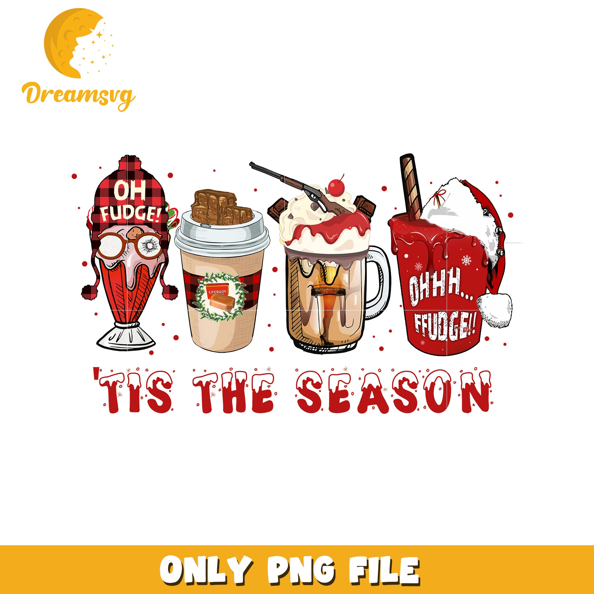 Red design tis the season png, christmas cartoon png, grinch funny png
