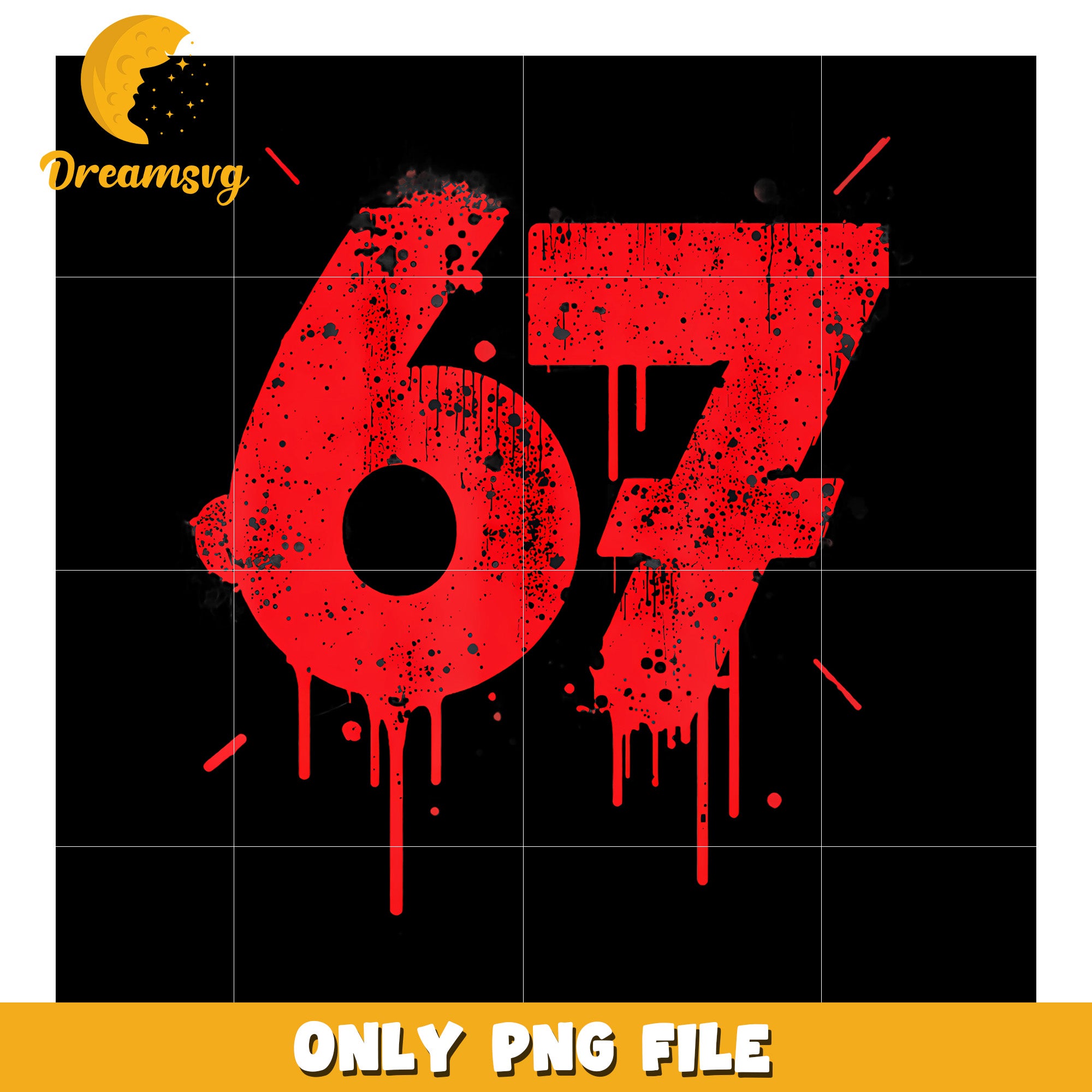 Red scary 67 png, sassy quotes png, trending quotes png