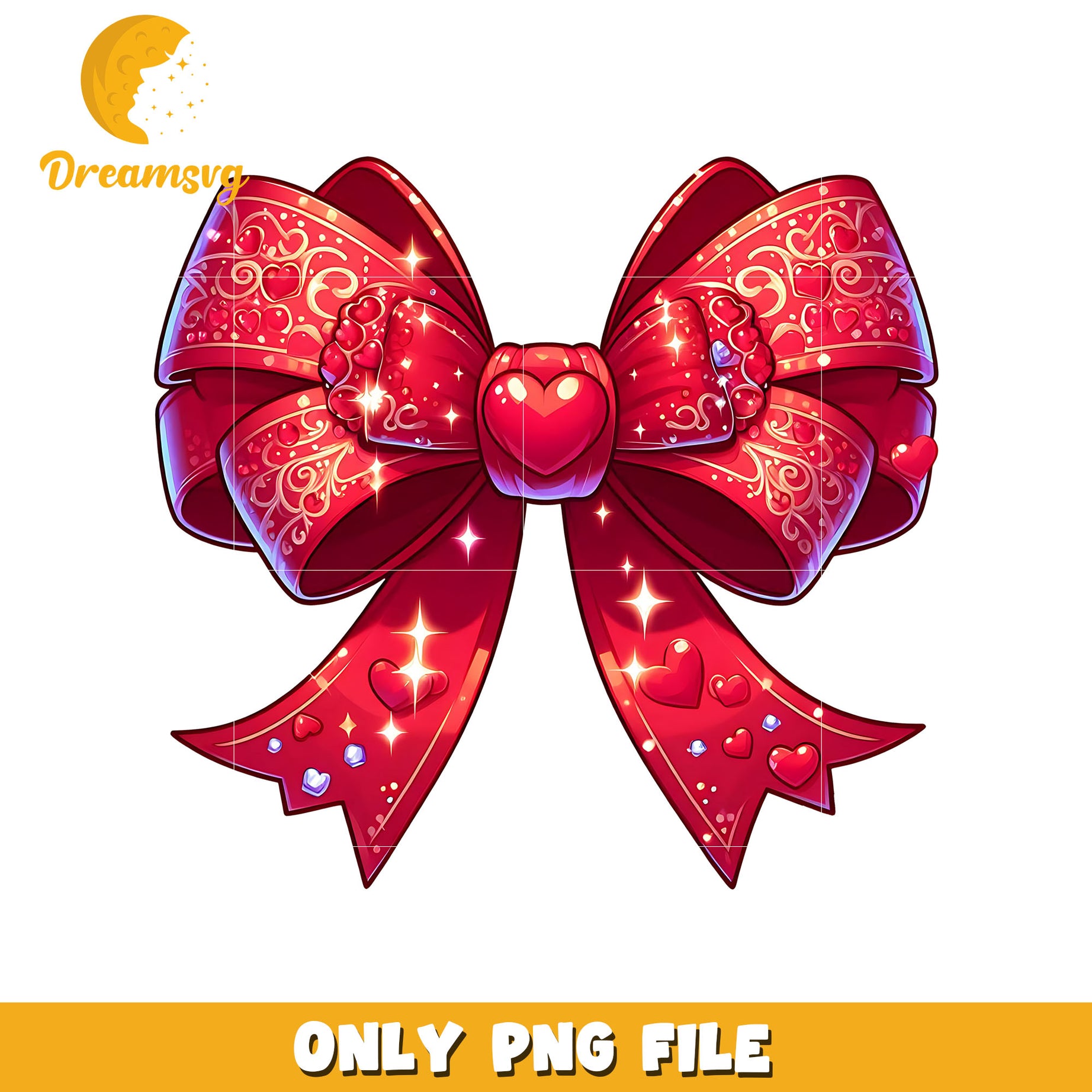 Red valentine bow design png, valentine bow png, valentine png