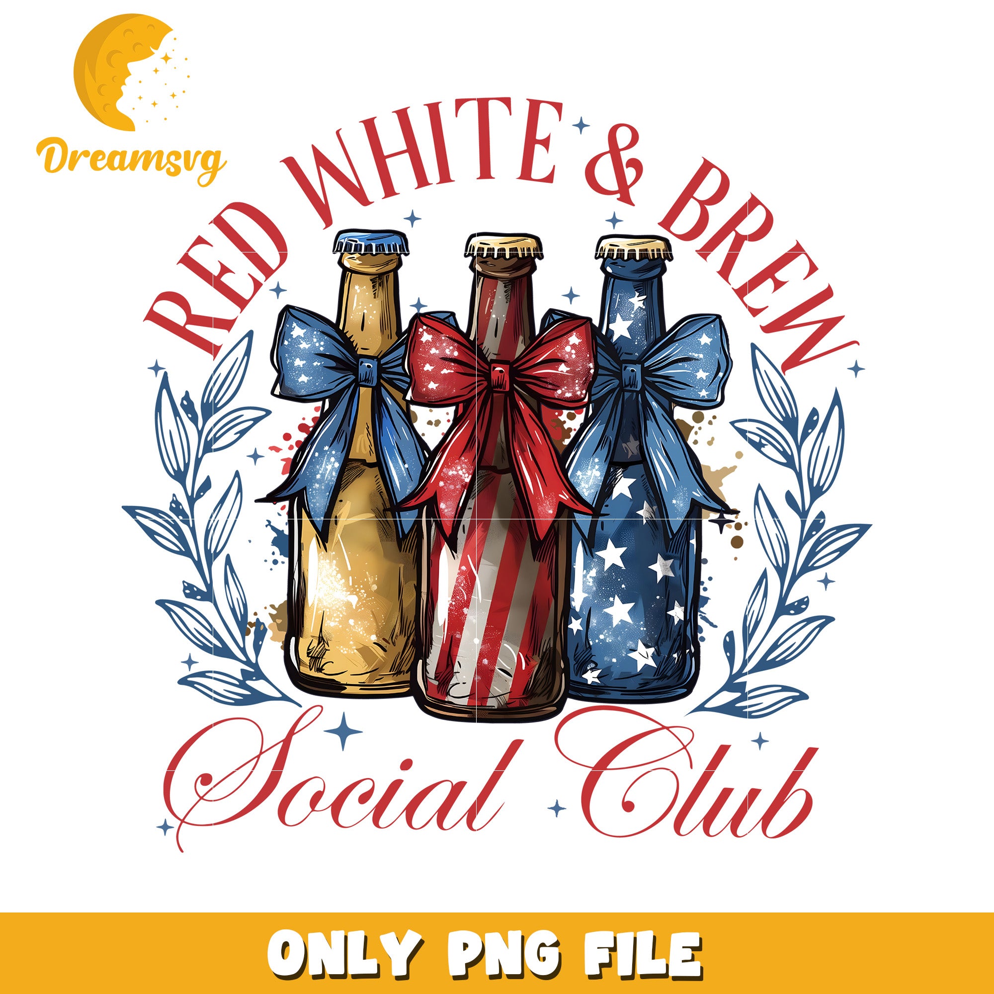 Red white and brew png, funny 4th july png, american flag png
