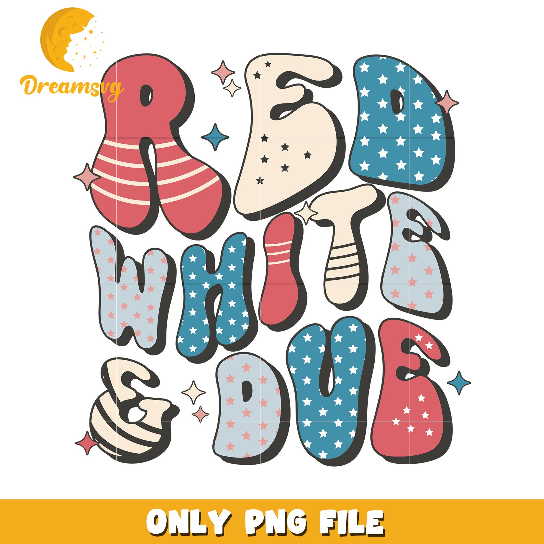 Red white and due funny letters png, red white and blue pun png, independence day png