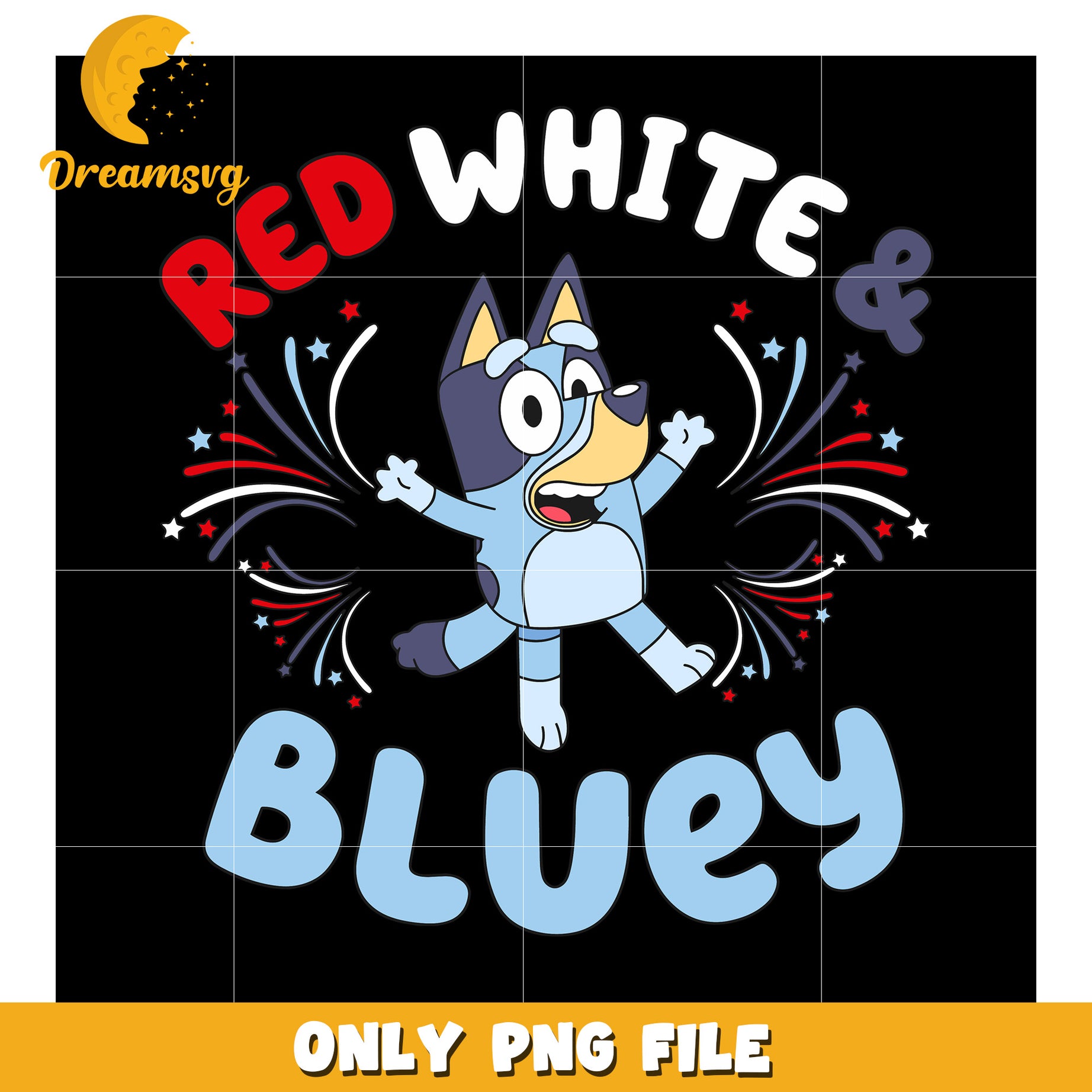 Red white bluey png, 4th of july png, american flag colors png
