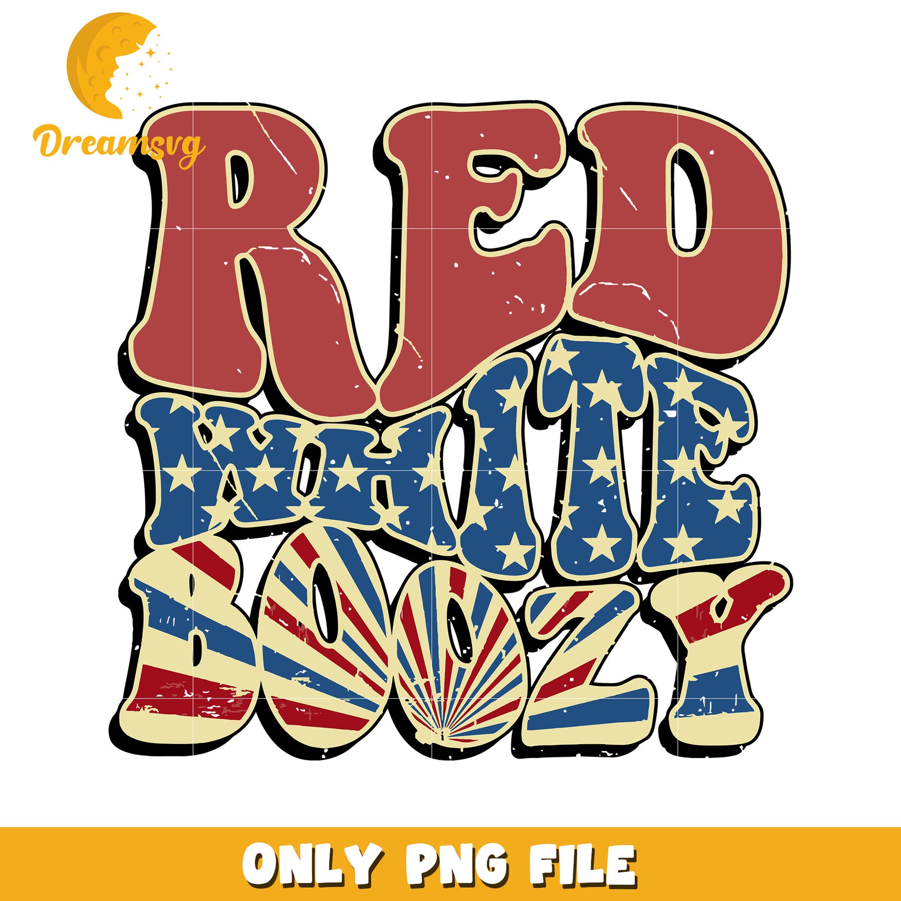 Red white boozy png, patriotic drinking png, 4th of july party png