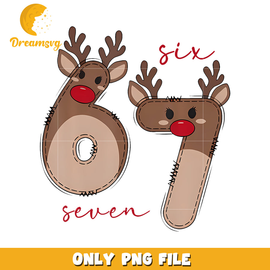 Reindeer 6 and 7 png, funny clipart png, dark meme png
