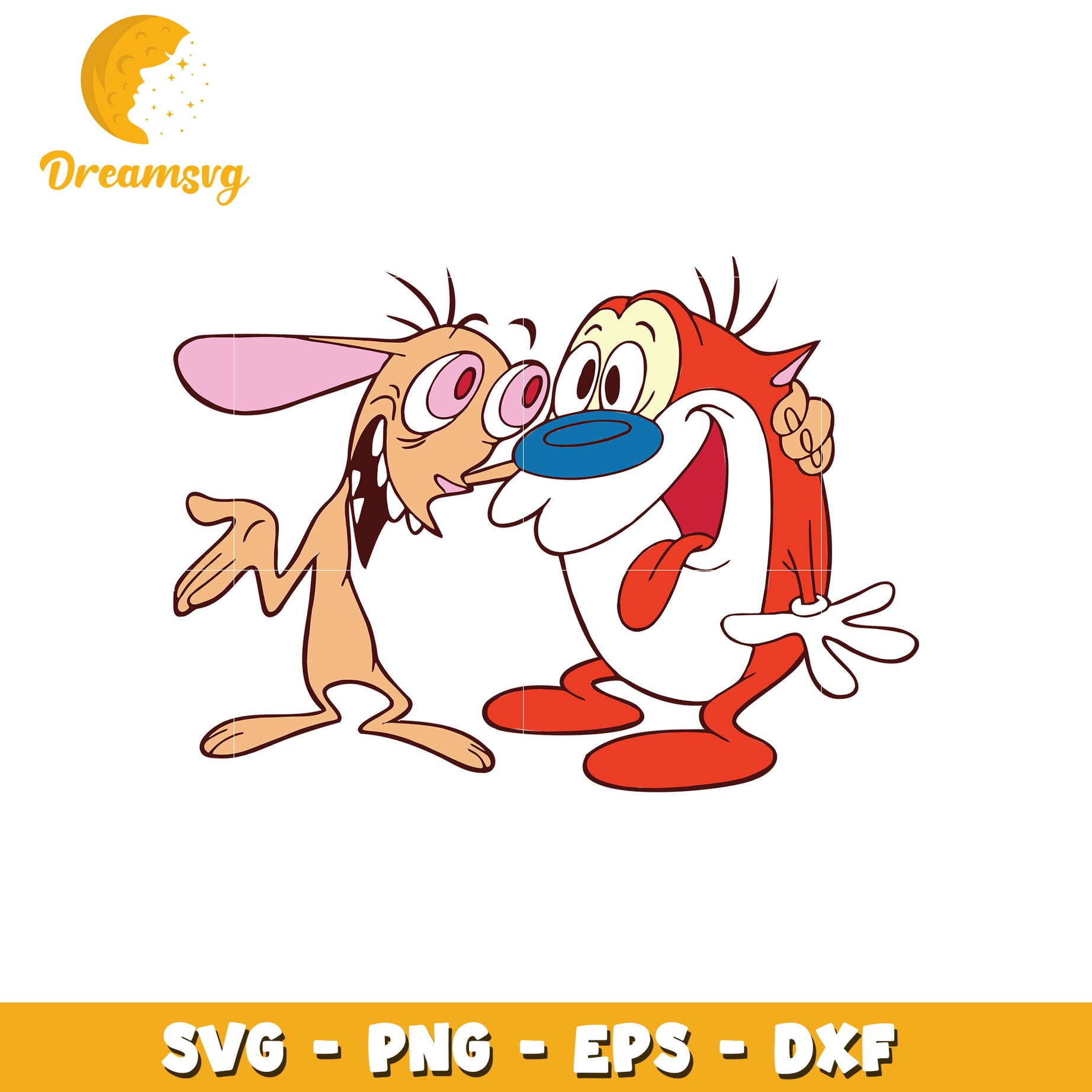 Ren & Stimpy SVG PNG EPS DXF Files