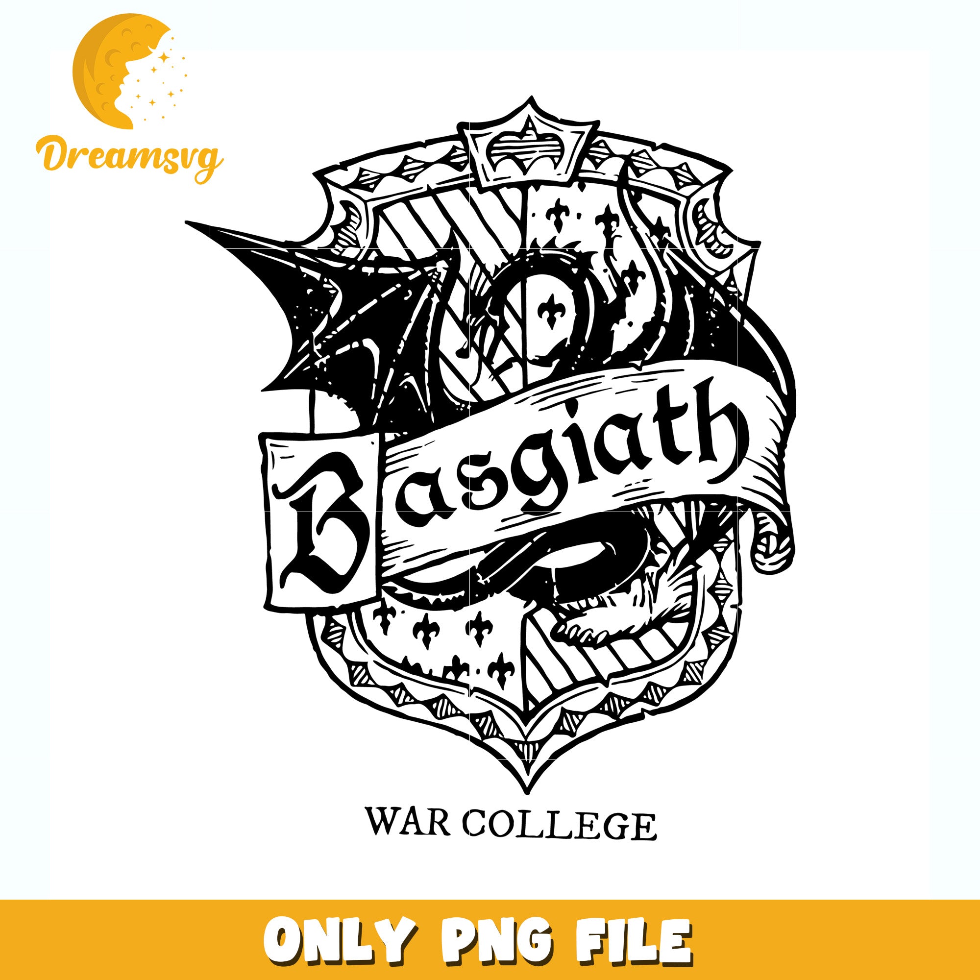 Retro Basgiath War College Fourth Wing SVG Cutting Digital File_SVG030723T035
