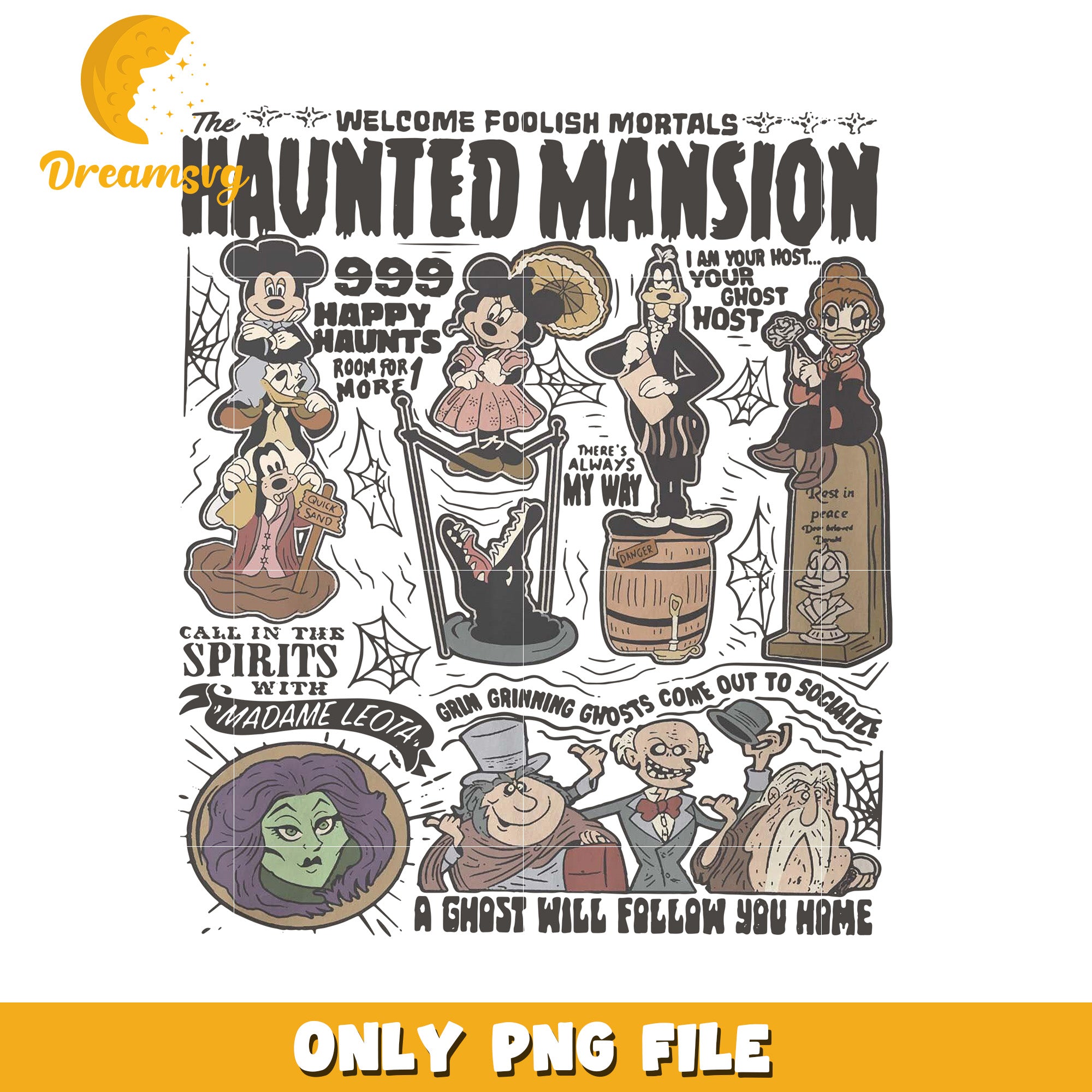 Retro Haunted Mansion Shirt, Mouse and Friends Halloween Shirt, Not So Scary Halloween, Oogie Boogie Shirt Soft Cotton Crewneck Sweatshirt Hoodie T-Shirt for Daily Outfit, Gift For Him, Gift For Her