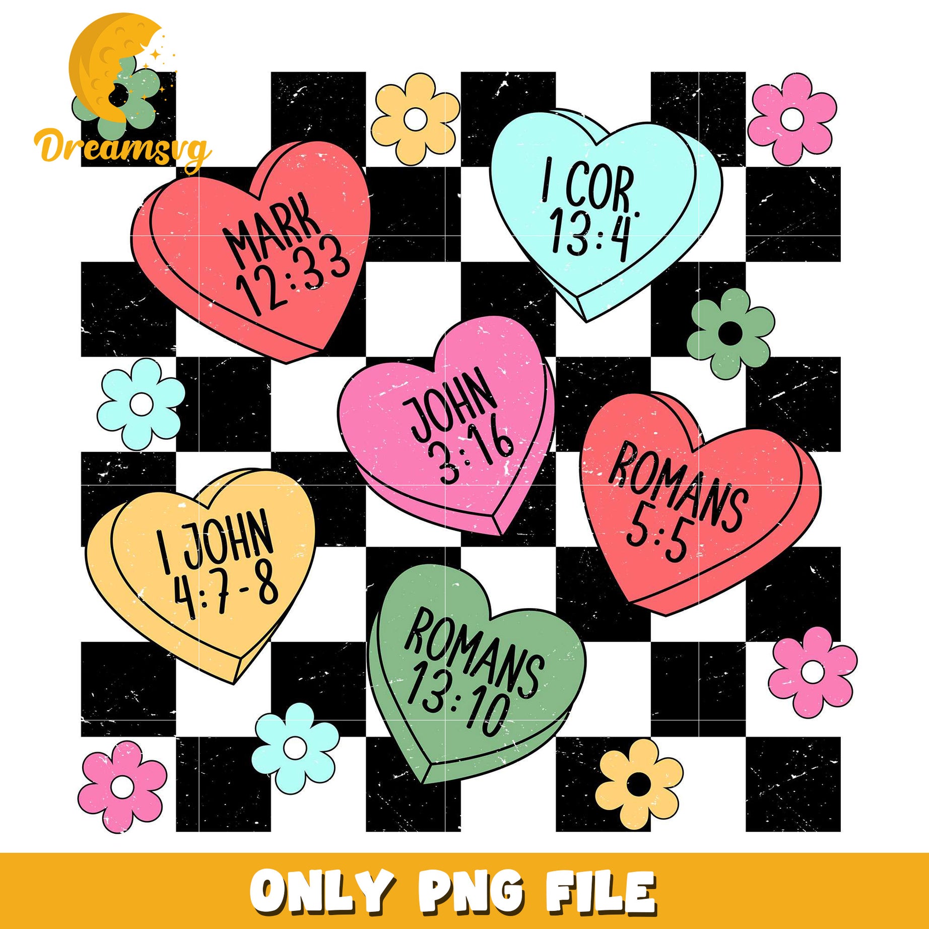 Retro groovy Jesus valentine candy heart png, jesus valentine png