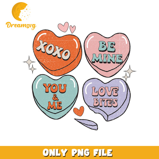 Retro heart valentine png, heart shape png, valentine png