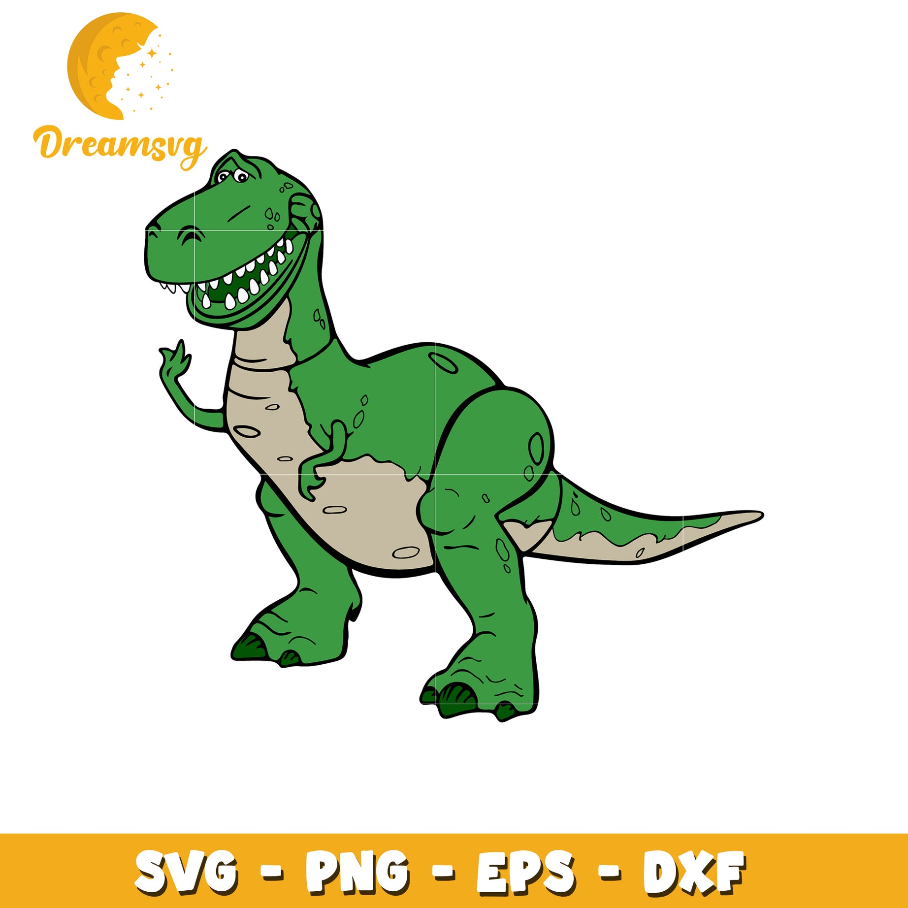 Rex Dinosaur SVG Cut File