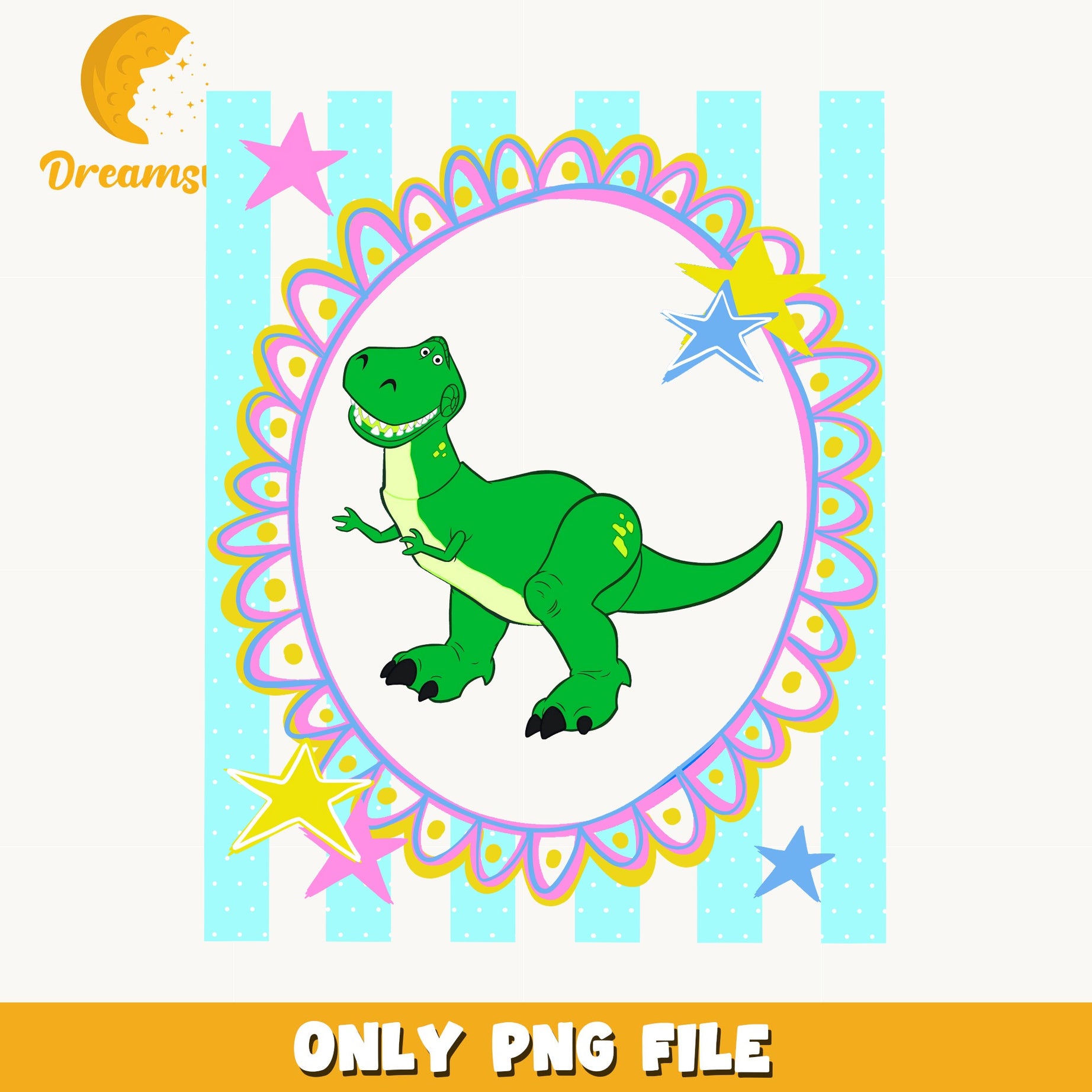 Rex Toy Story PNG, Disney Pixar Characters PNG, Dinosaur PNG