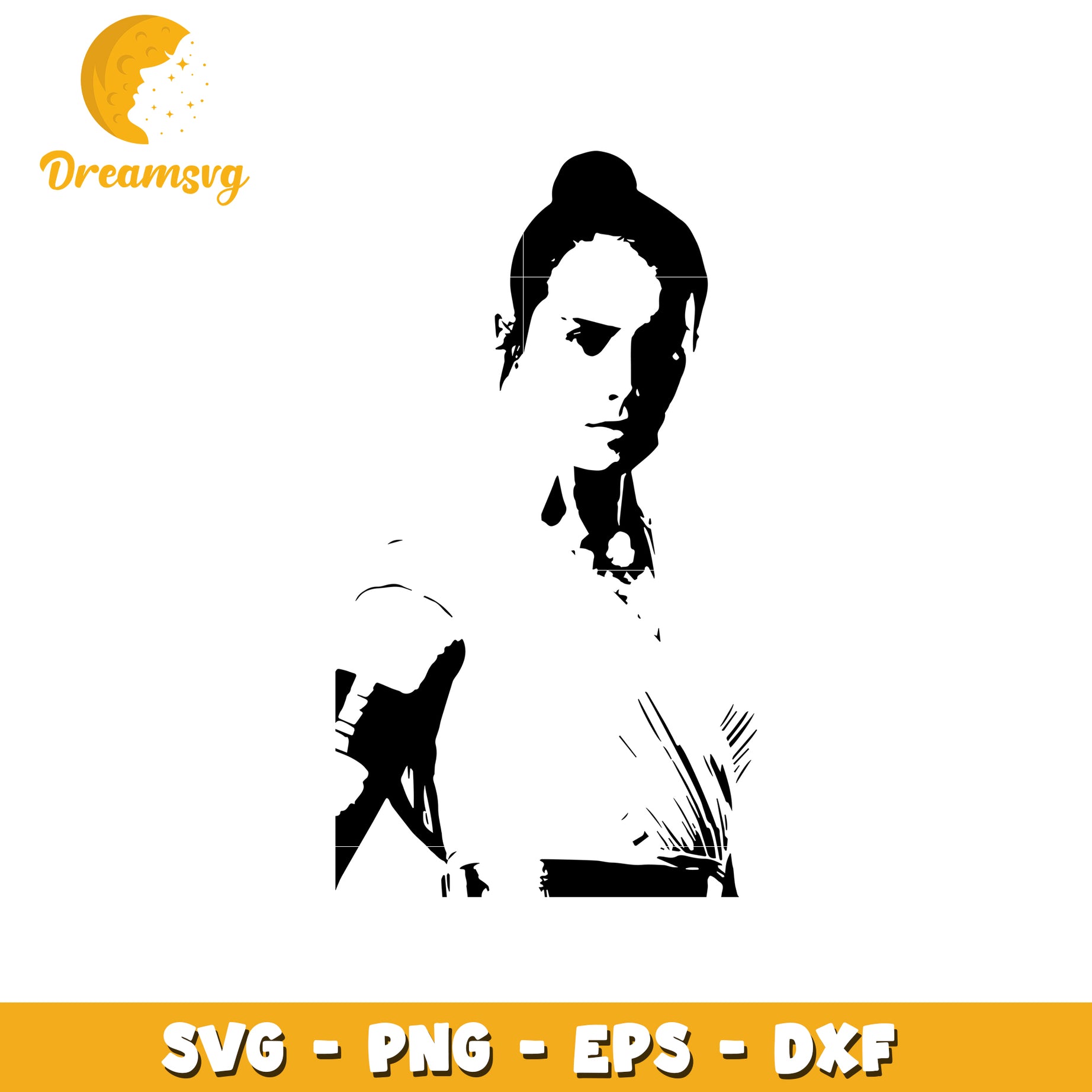 Rey Silhouette SVG PNG EPS DXF