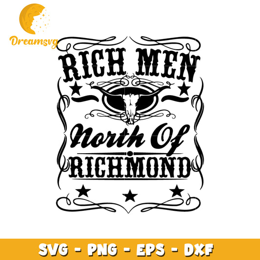 Rich men north of richmond svg, logo svg, north of richmond svg