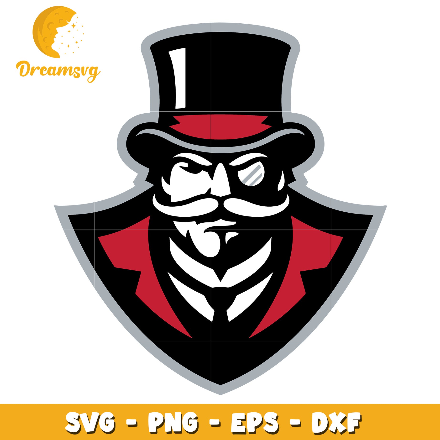 Ringmaster SVG Cut File, PNG, EPS, DXF