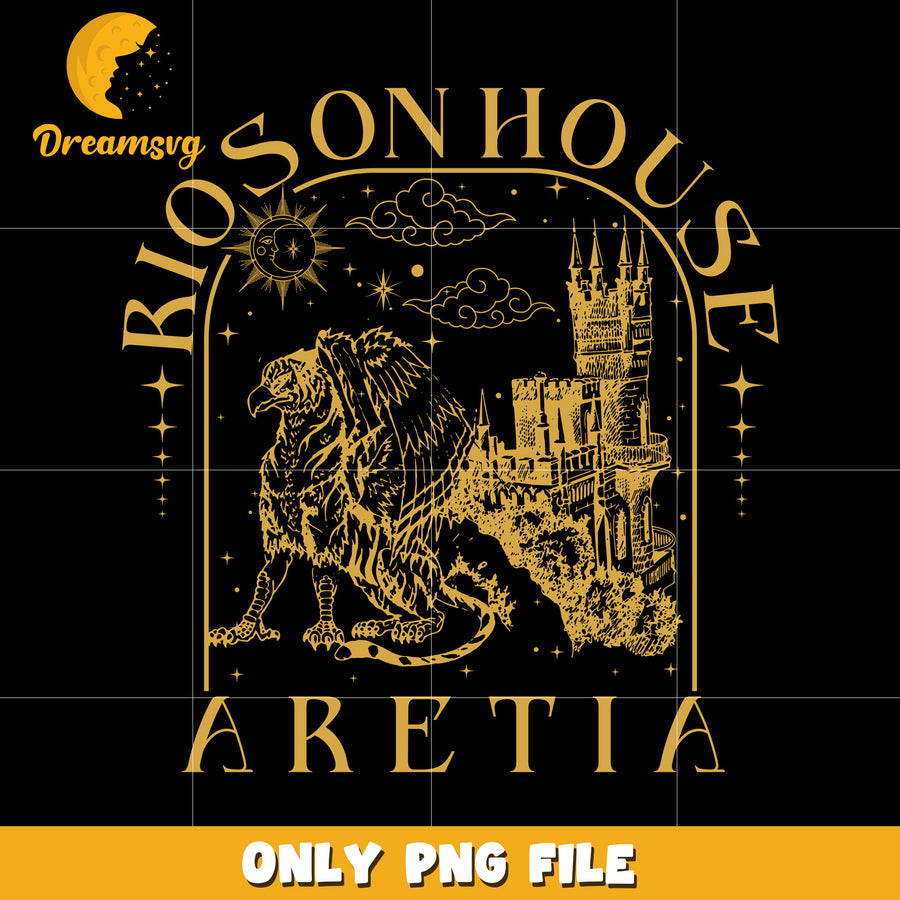 Rioson house Aretia png, mythical clan png, fourth wing novel png